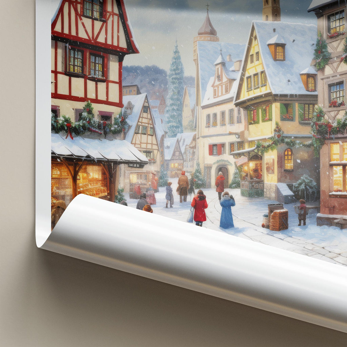 Rothenburg Wall Art - Historic German Town Poster