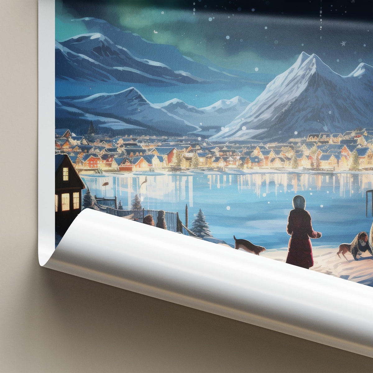 Tromsø Poster - Northern Lights Print