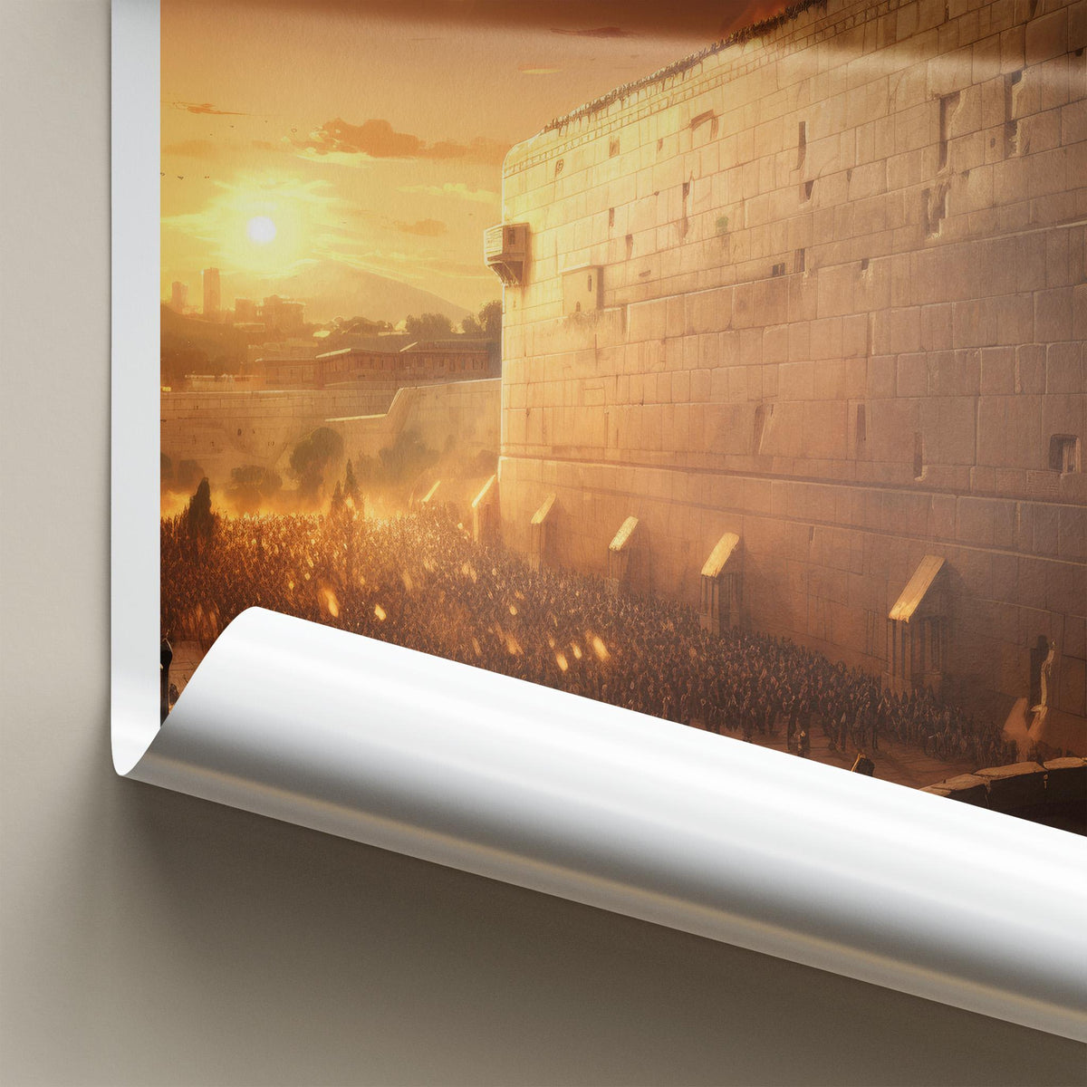 Western Wall Poster - Jerusalem Travel Poster