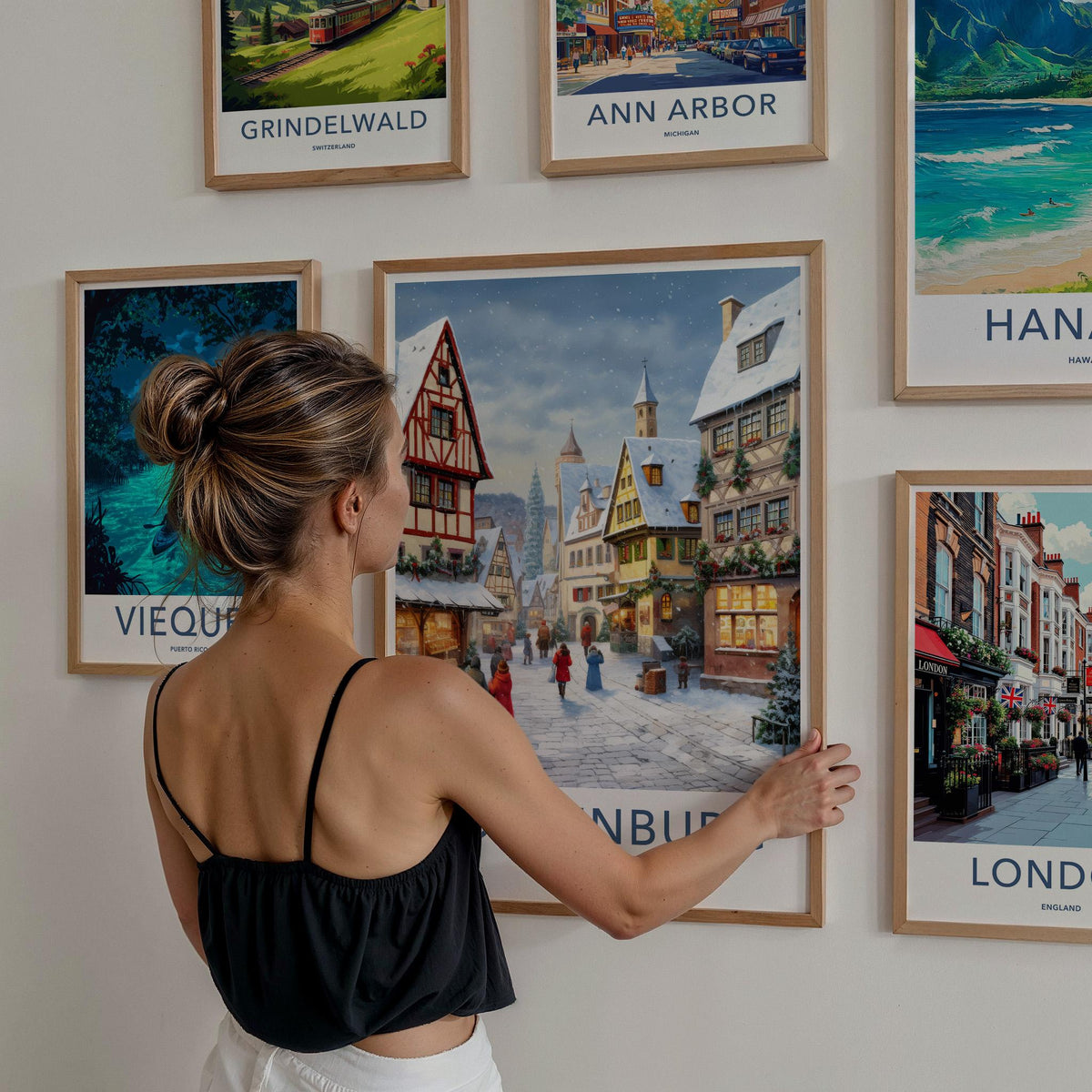 Rothenburg Wall Art - Historic German Town Poster