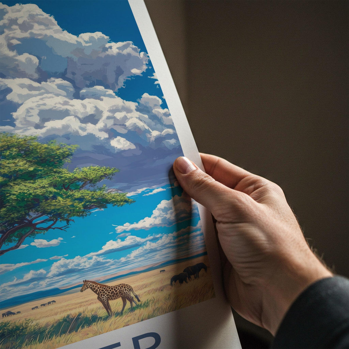Kruger National Park Poster - Safari Wildlife Wall Art