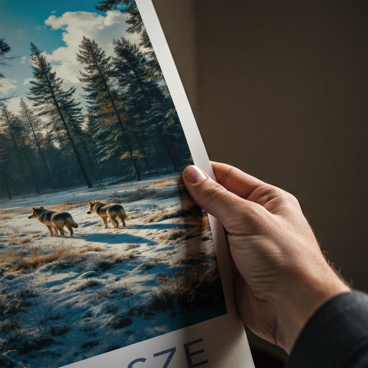 Karkonosze National Park Poster - Scenic Mountain View & Wildlife Art