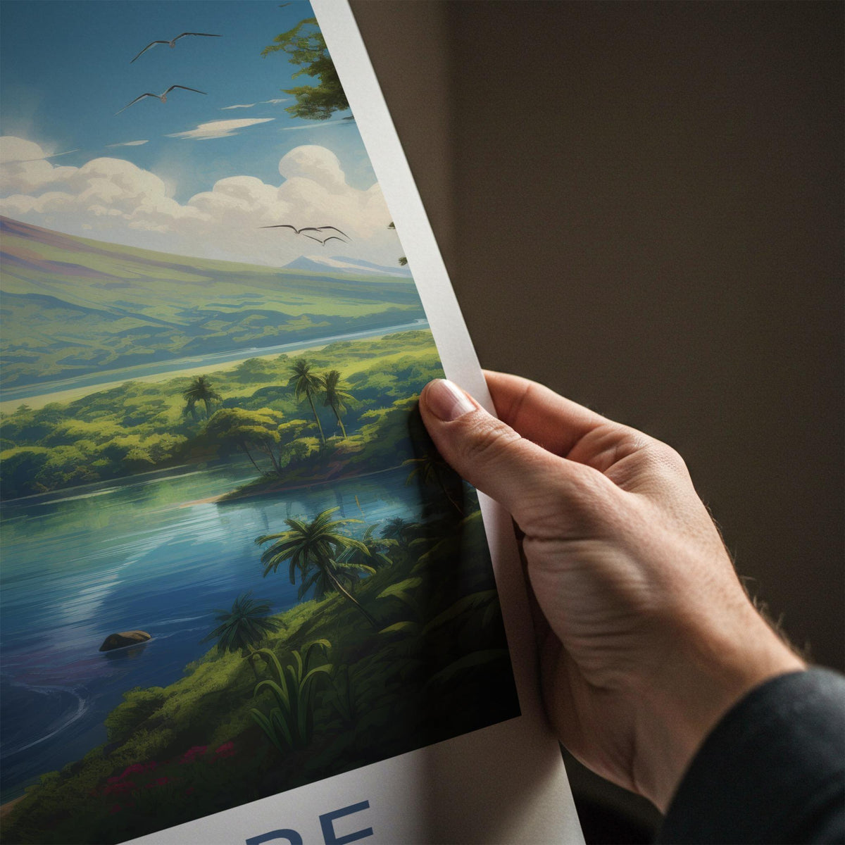 Ometepe Poster - Volcano Landscape Print