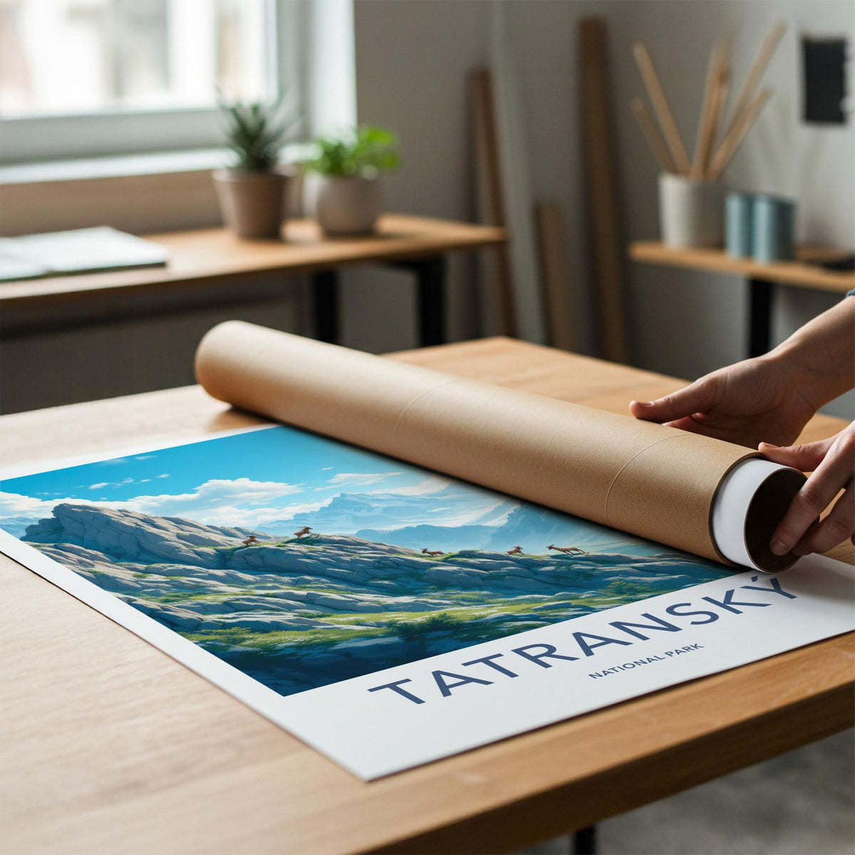 Tatra National Park Poster - Scenic Mountain Vista & Slovakia Wall