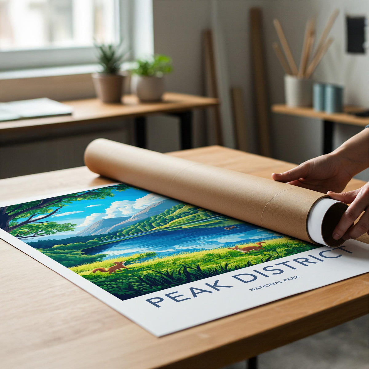 Peak District Poster - National Park Art