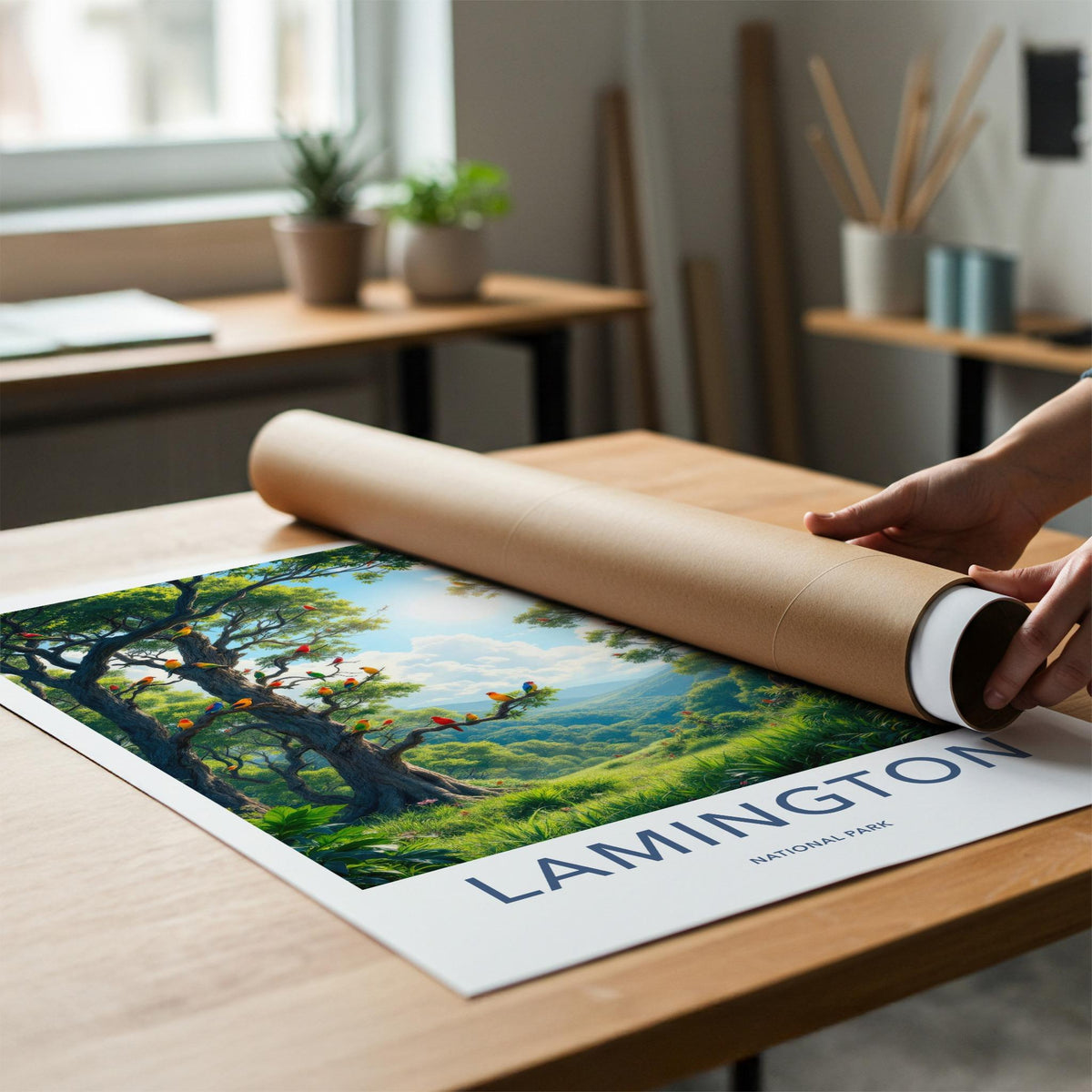 Lamington National Park Poster - Tropical Forest Artwork & Scenic