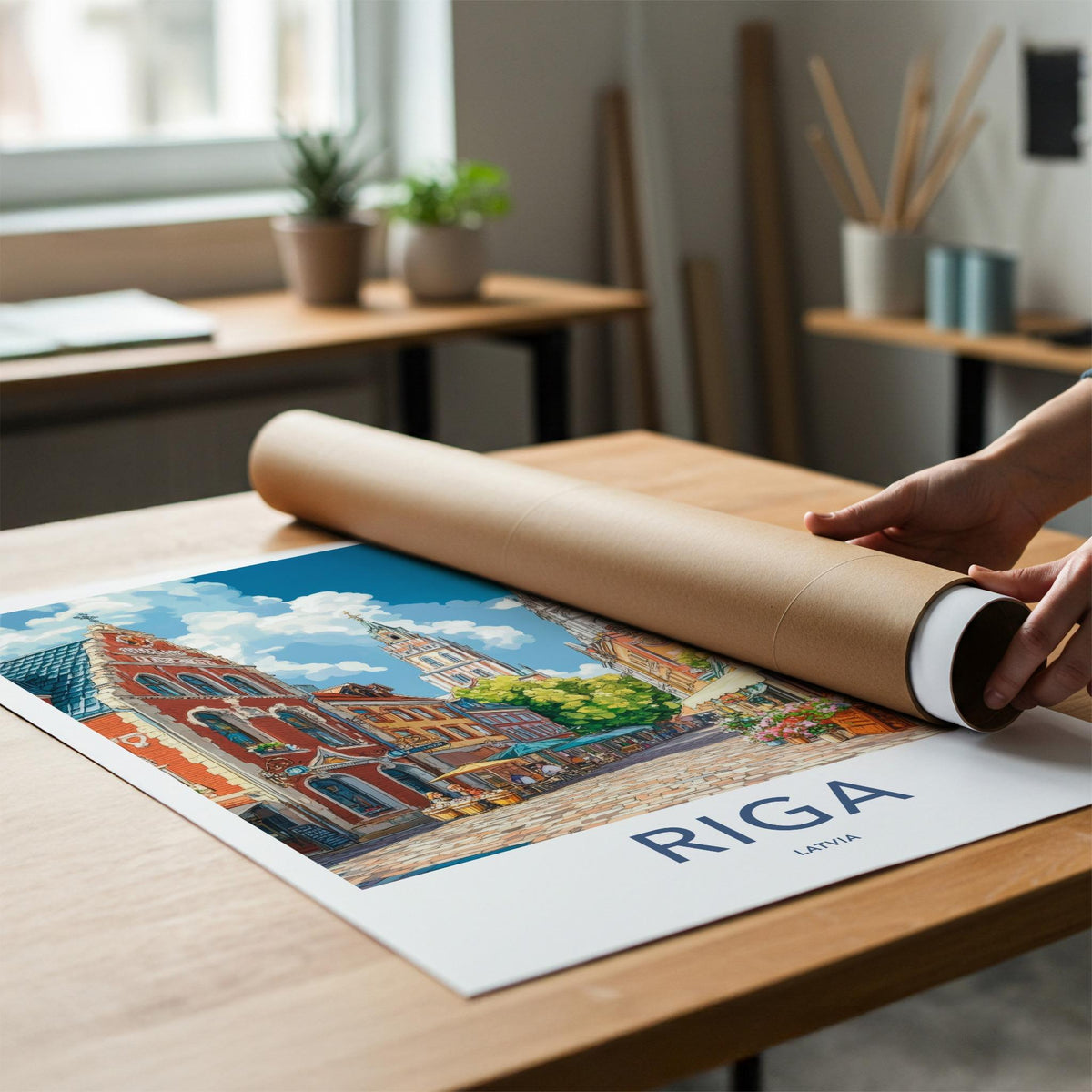 Riga Poster - Latvia Wall Art
