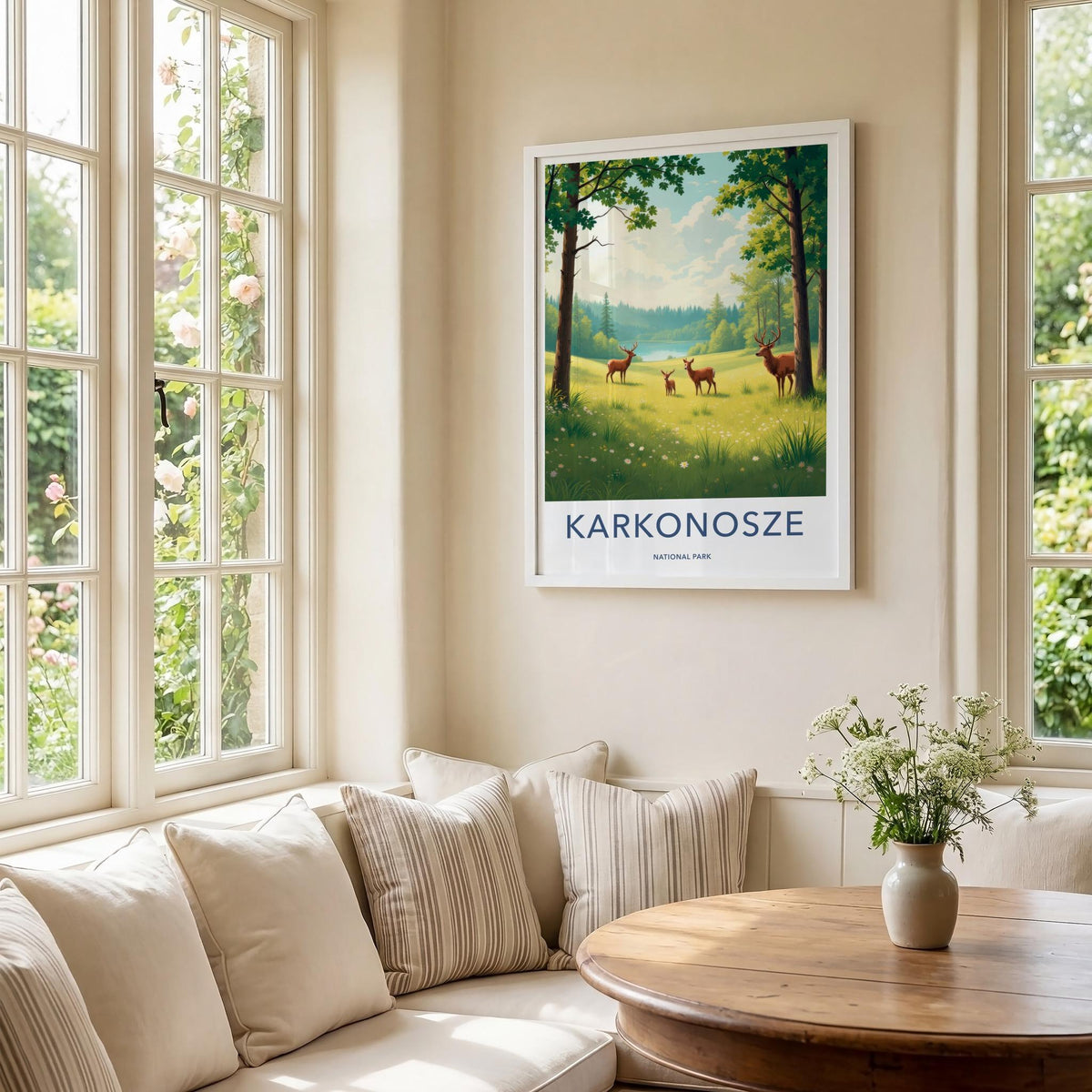 Karkonosze National Park Poster - Scenic Nature Poster with Polish