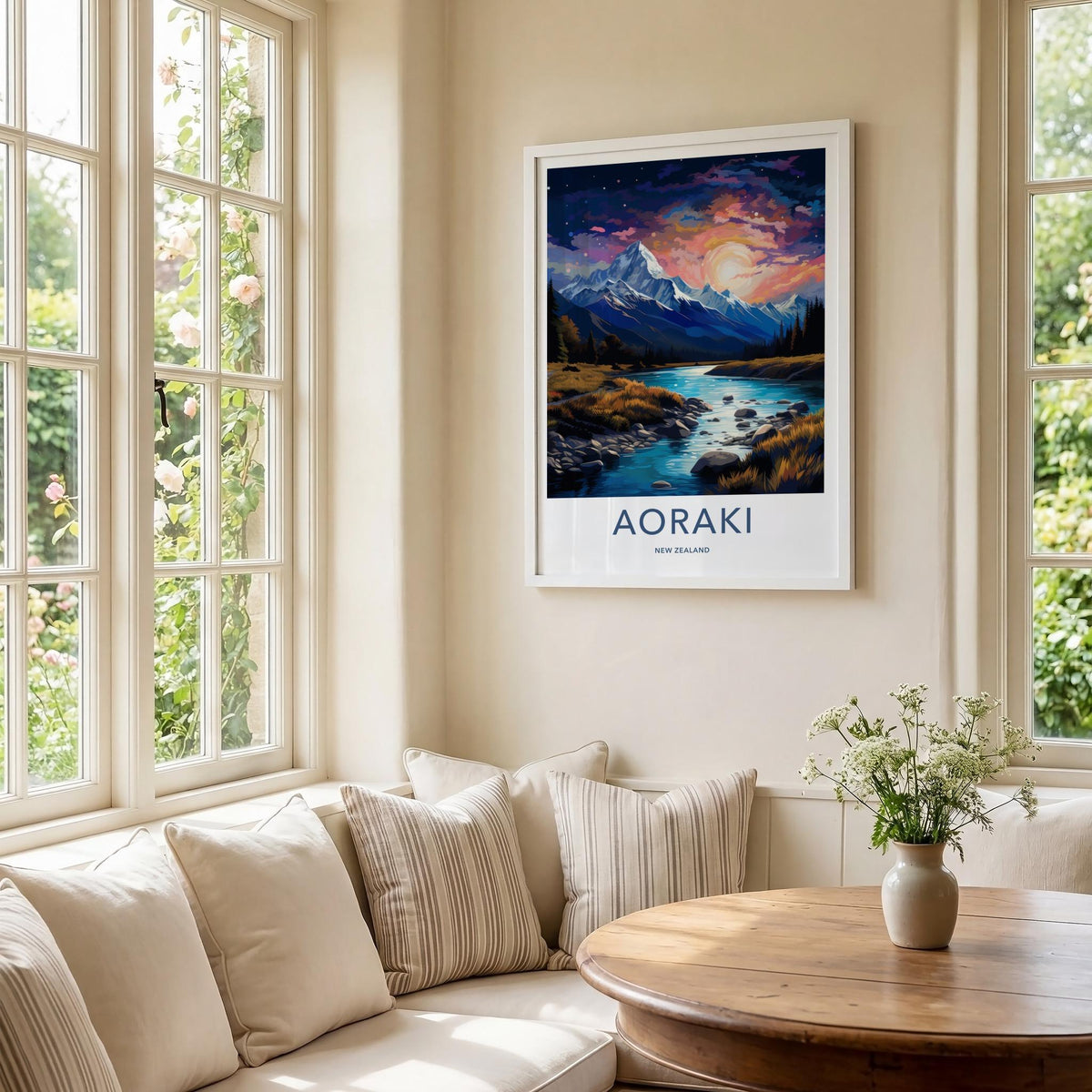 Mount Cook Poster - New Zealand Mountain Wall Art