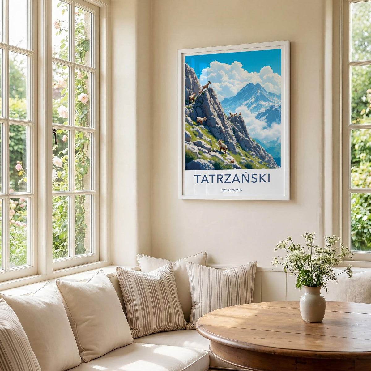 Tatra National Park Poster - Alpine Landscape Print With Mountain