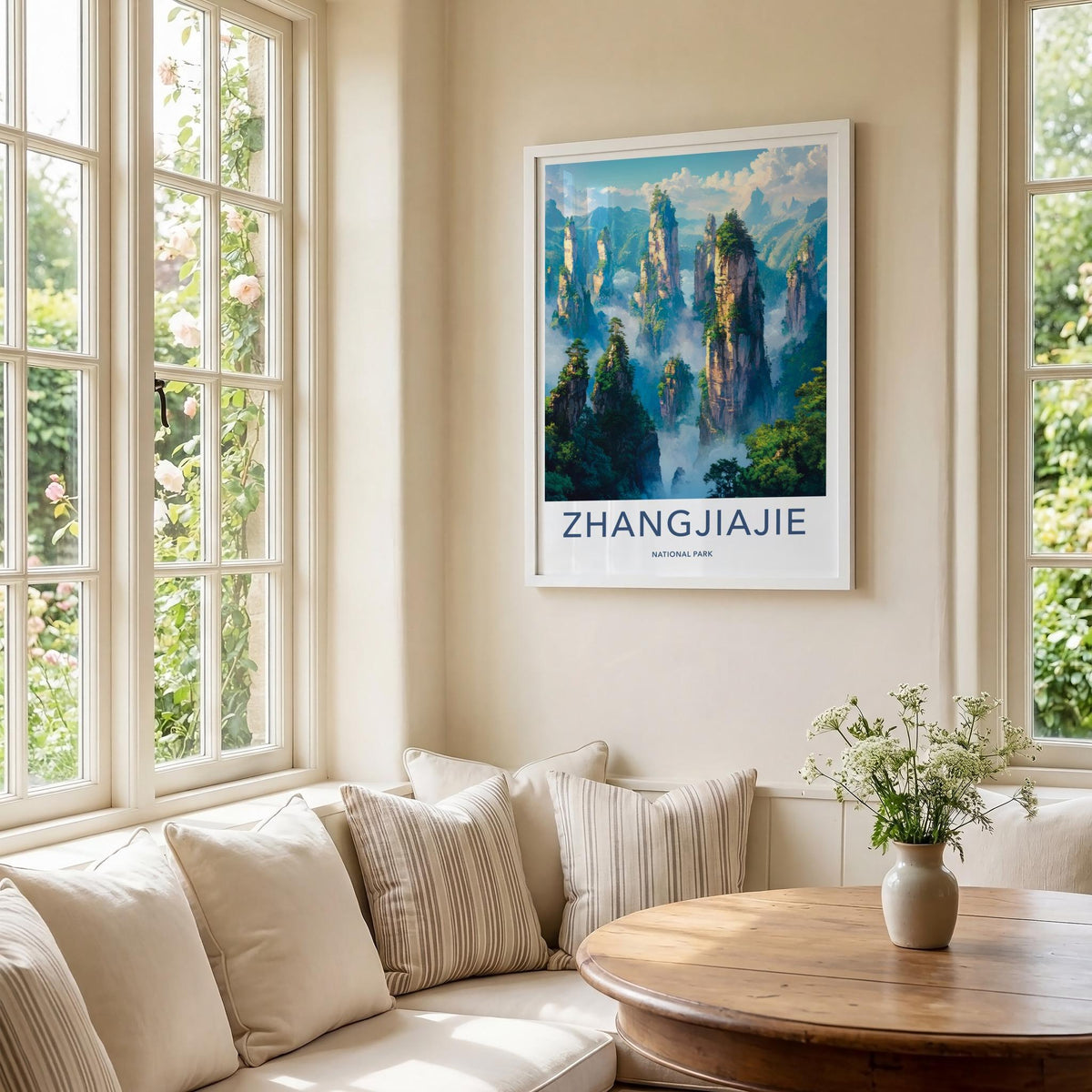 Zhangjiajie Poster - UNESCO Heritage Wall Decor With Sandstone