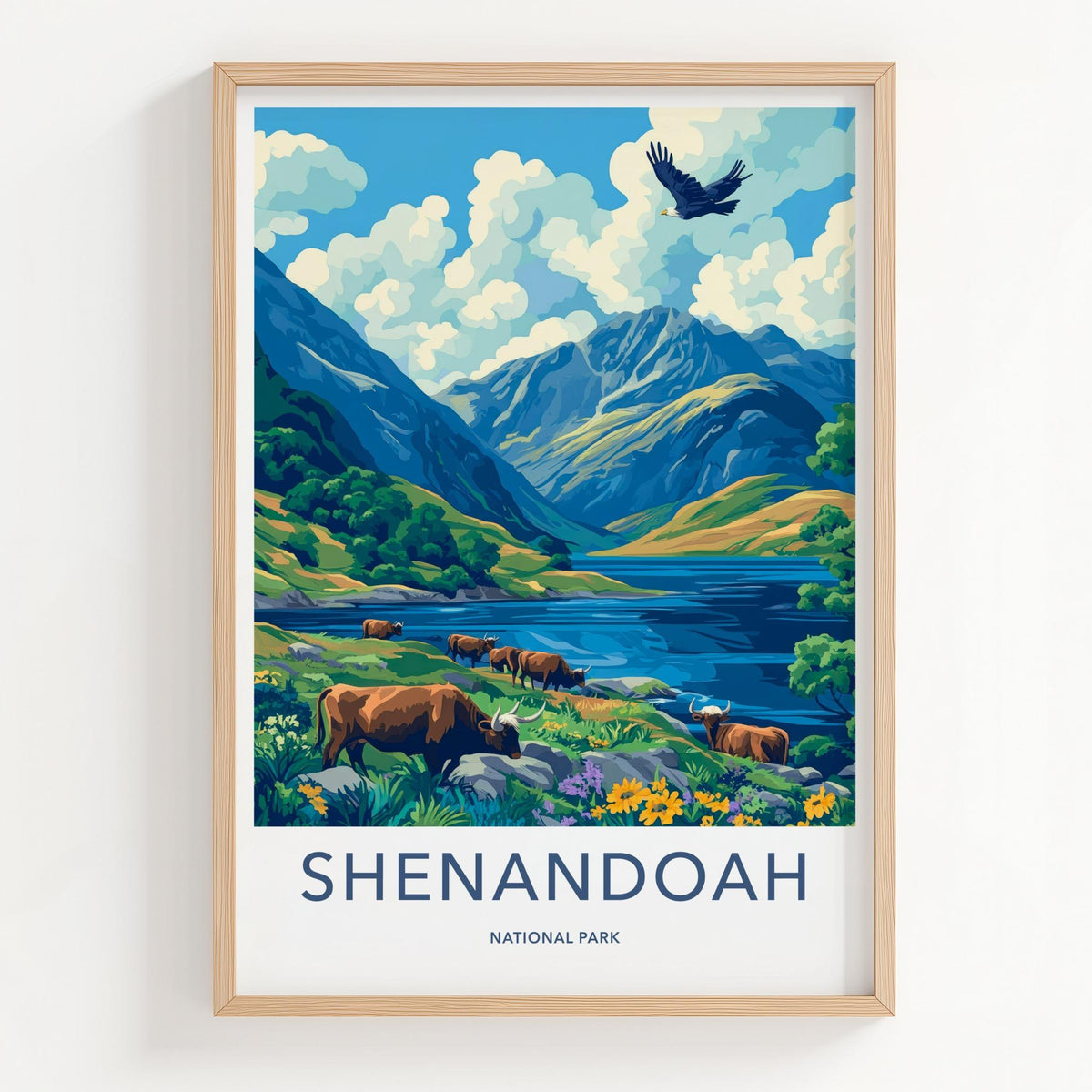 Shenandoah Poster - Virginia Wall Art