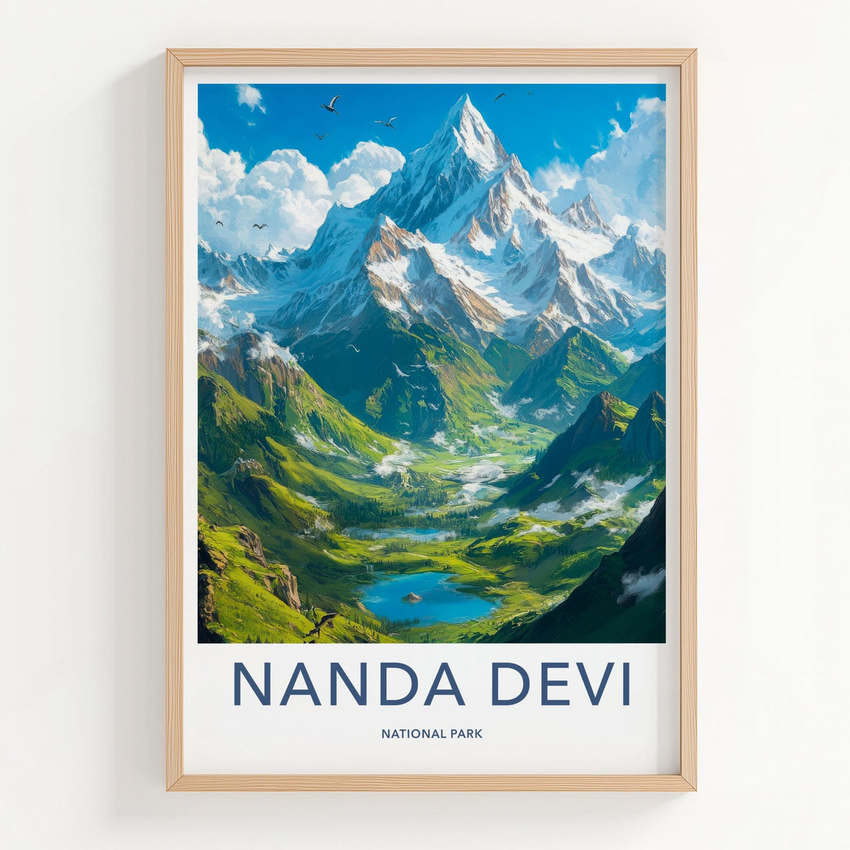Nanda Devi Poster - Himalayan Wall Decor