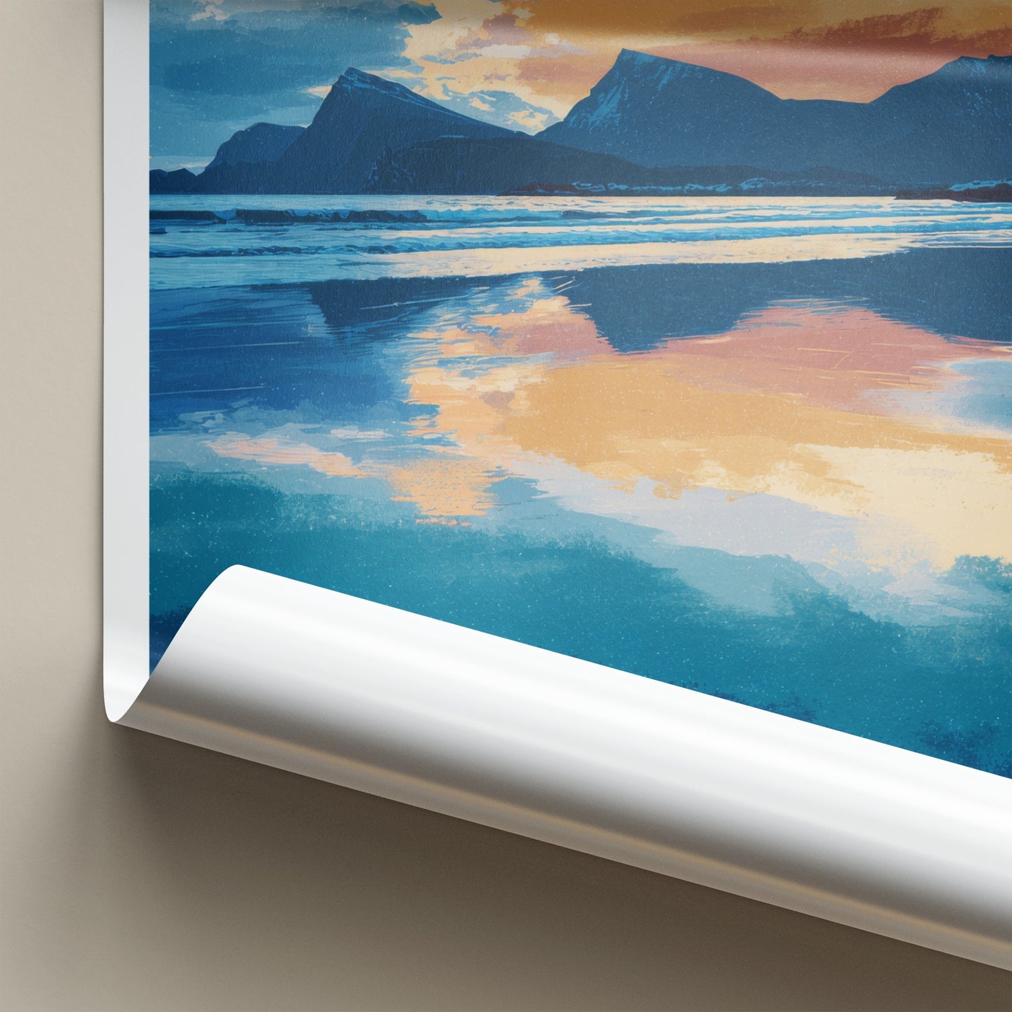 Skagsanden Poster - Norway Travel Art
