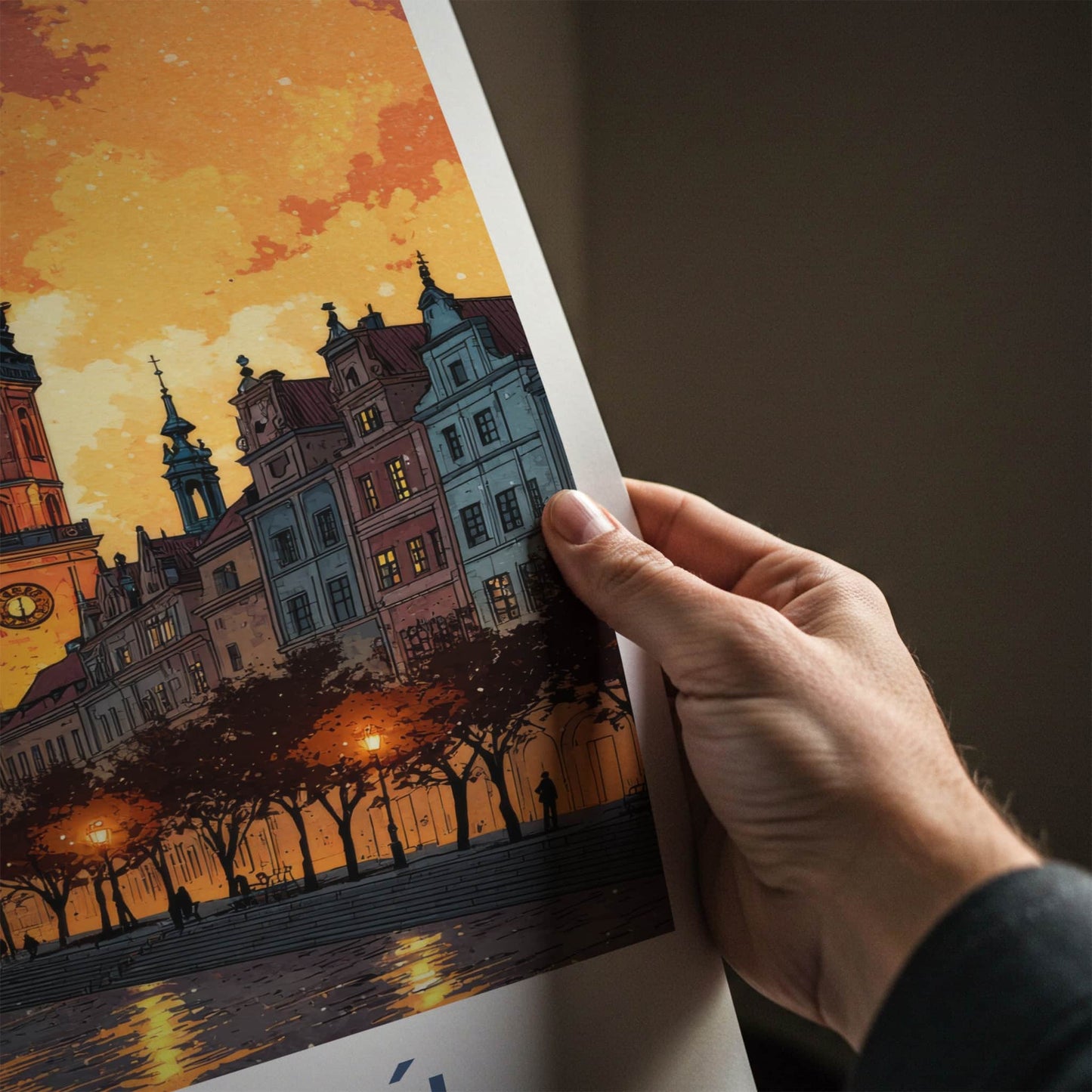 Poznan Poster - Poland Travel Art
