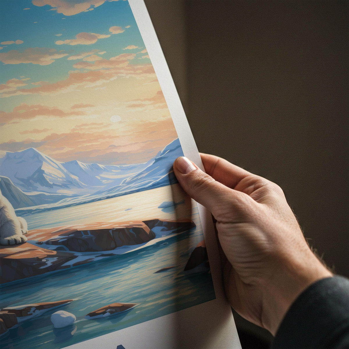 Alaska Poster - Arctic Landscape Print