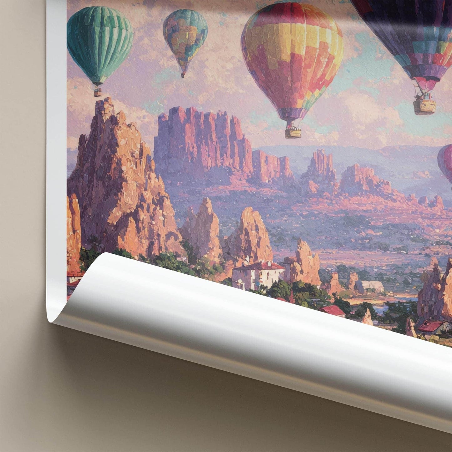 Albuquerque Poster - New Mexico Wall Art - Desert Balloon Festival Home Decor