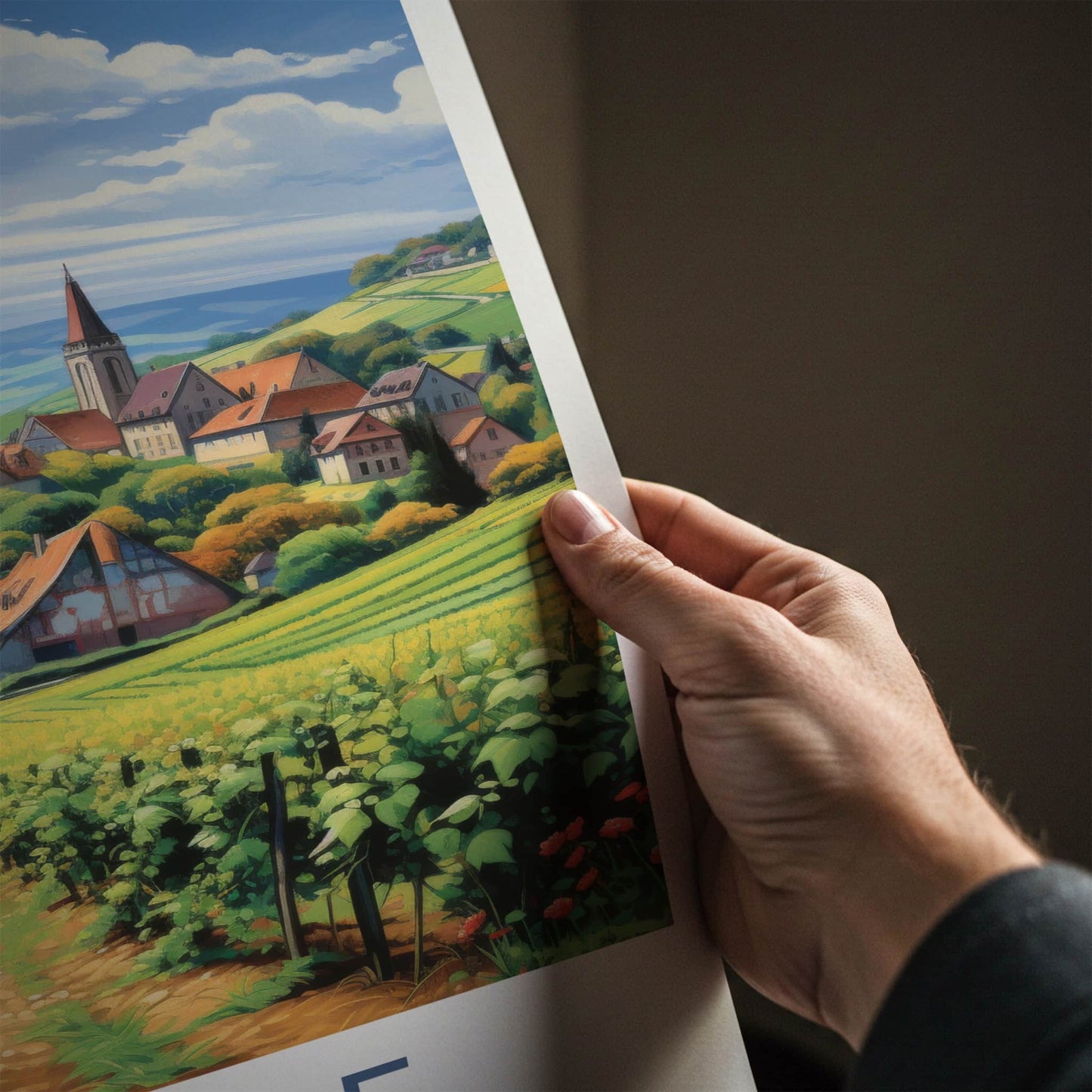Alsace Poster - France Wall Art - Rolling Hills Village Home Decor