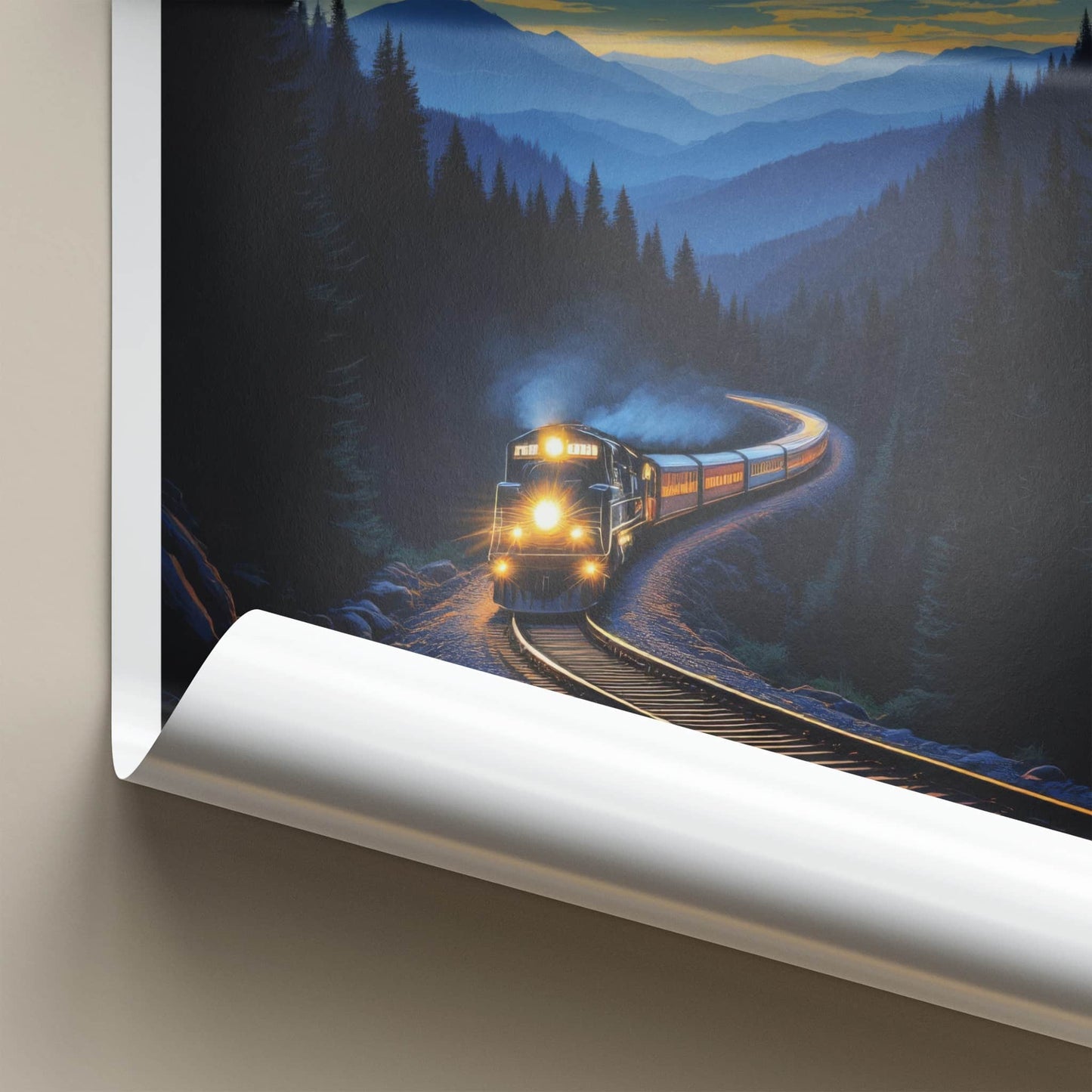 Altoona Poster - Pennsylvania Art Print - Full Moon Train Home Decor