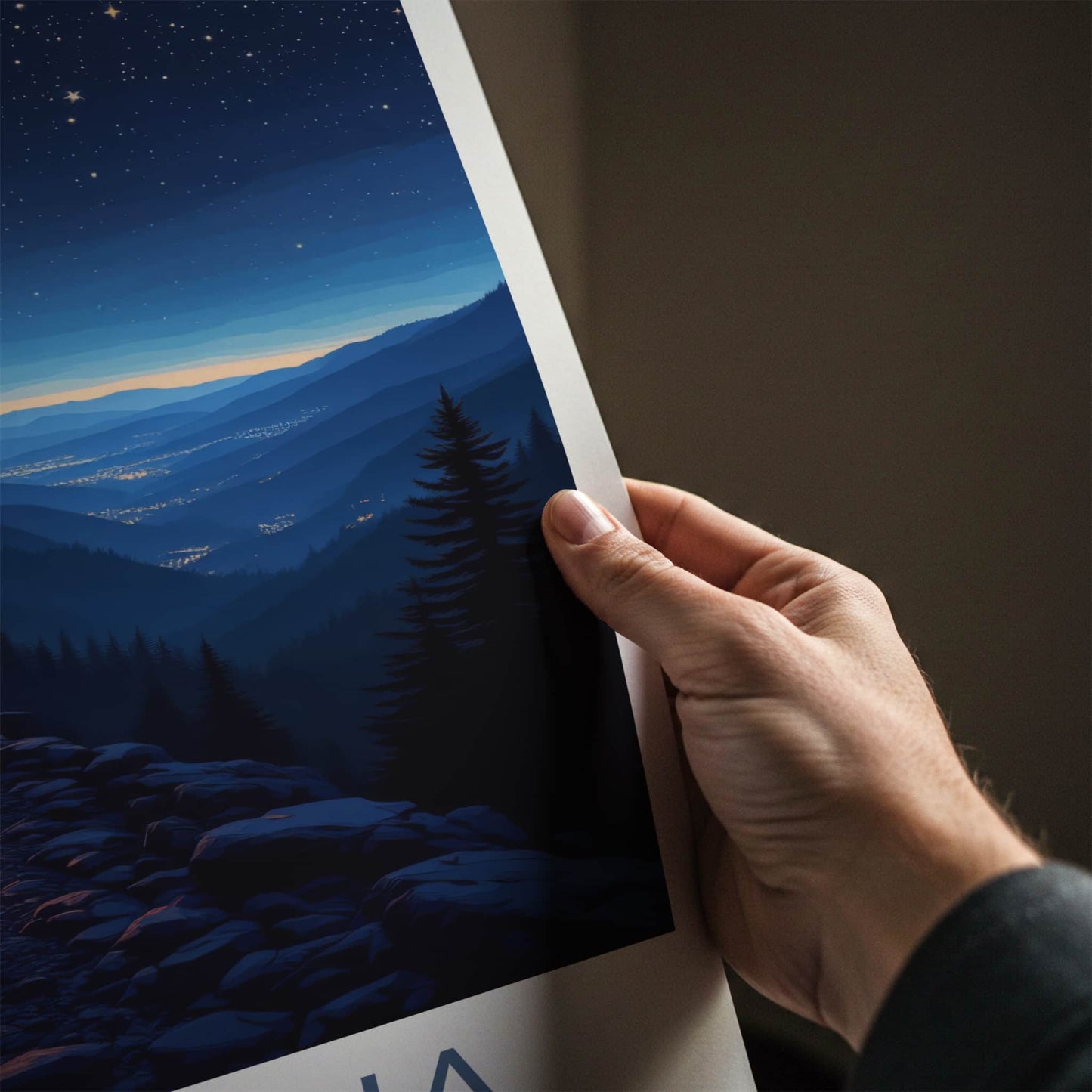 Altoona Poster - Pennsylvania Wall Art - Starry Night Train Home Decor