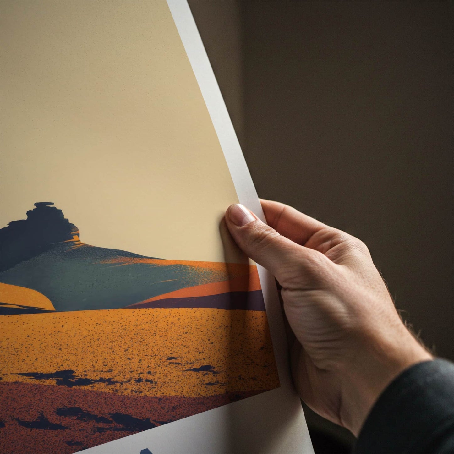 Alula Poster - Saudi Arabia Travel Print Desert Formations Home Decor