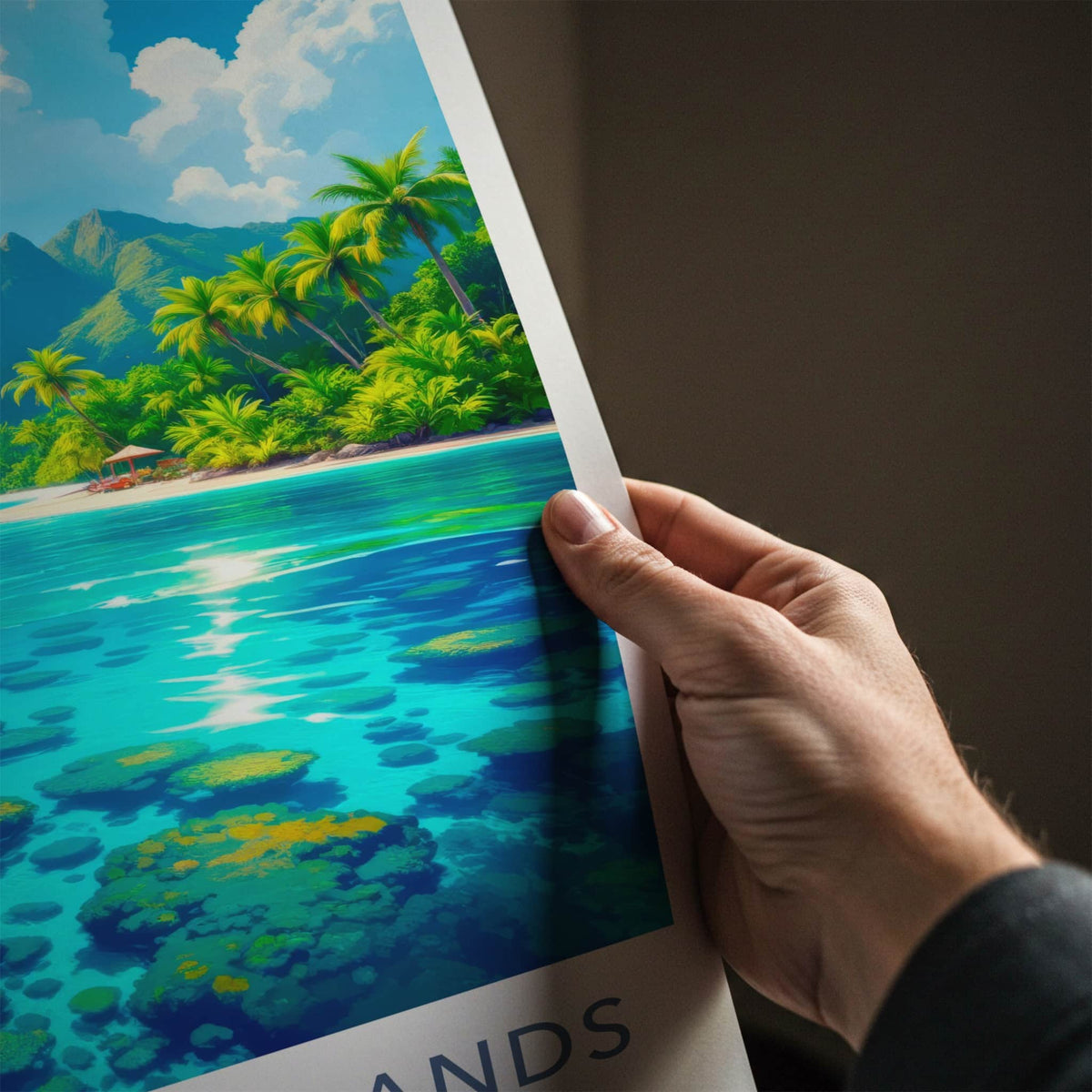 Andaman Islands Poster - India Art Print - Andaman Clear Ocean View Gift