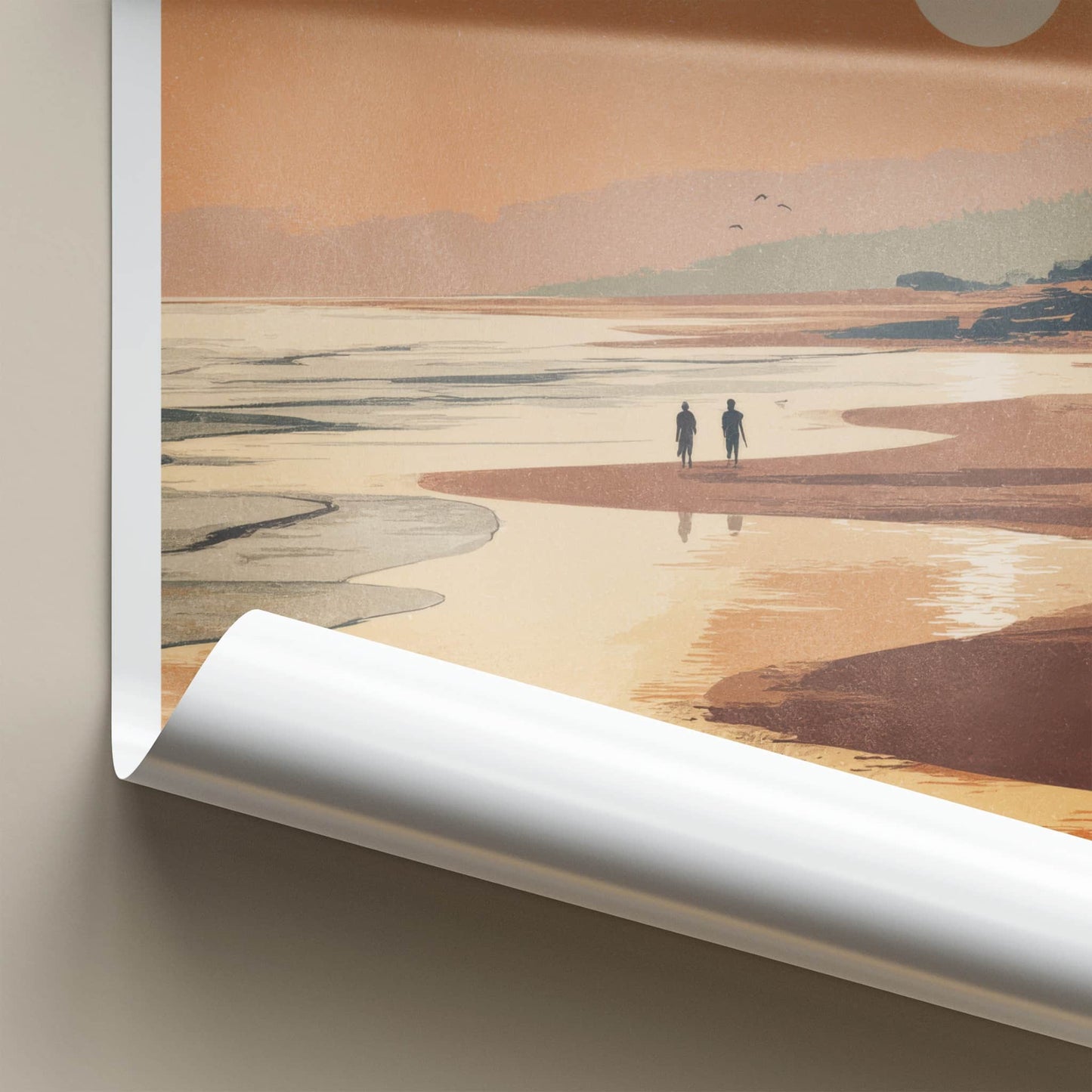Ao Yai Poster Thailand Sandy Beach Sunset Travel Art Home Decor