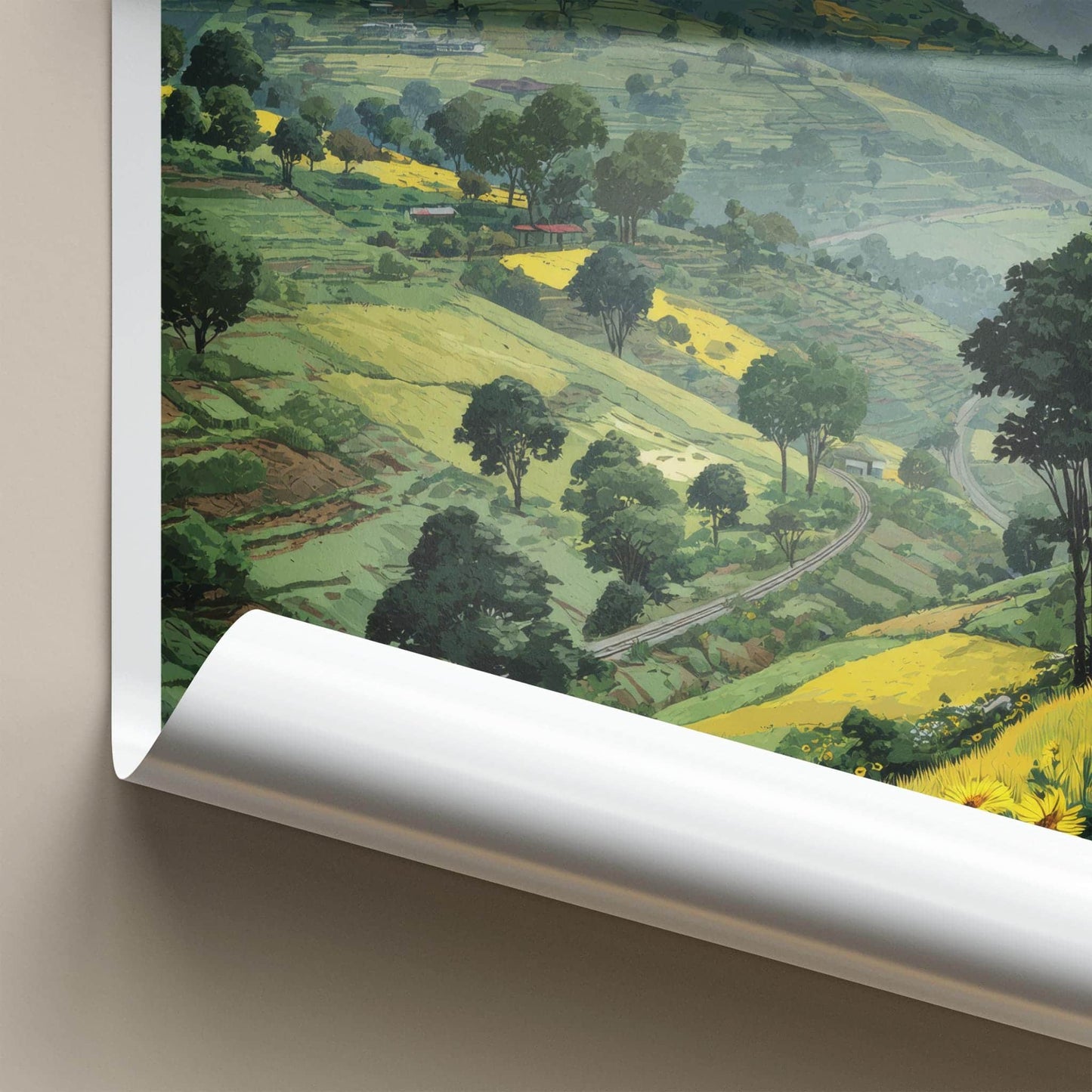 Araku Valley Poster - India Travel Print - Hills railway Wall Decor