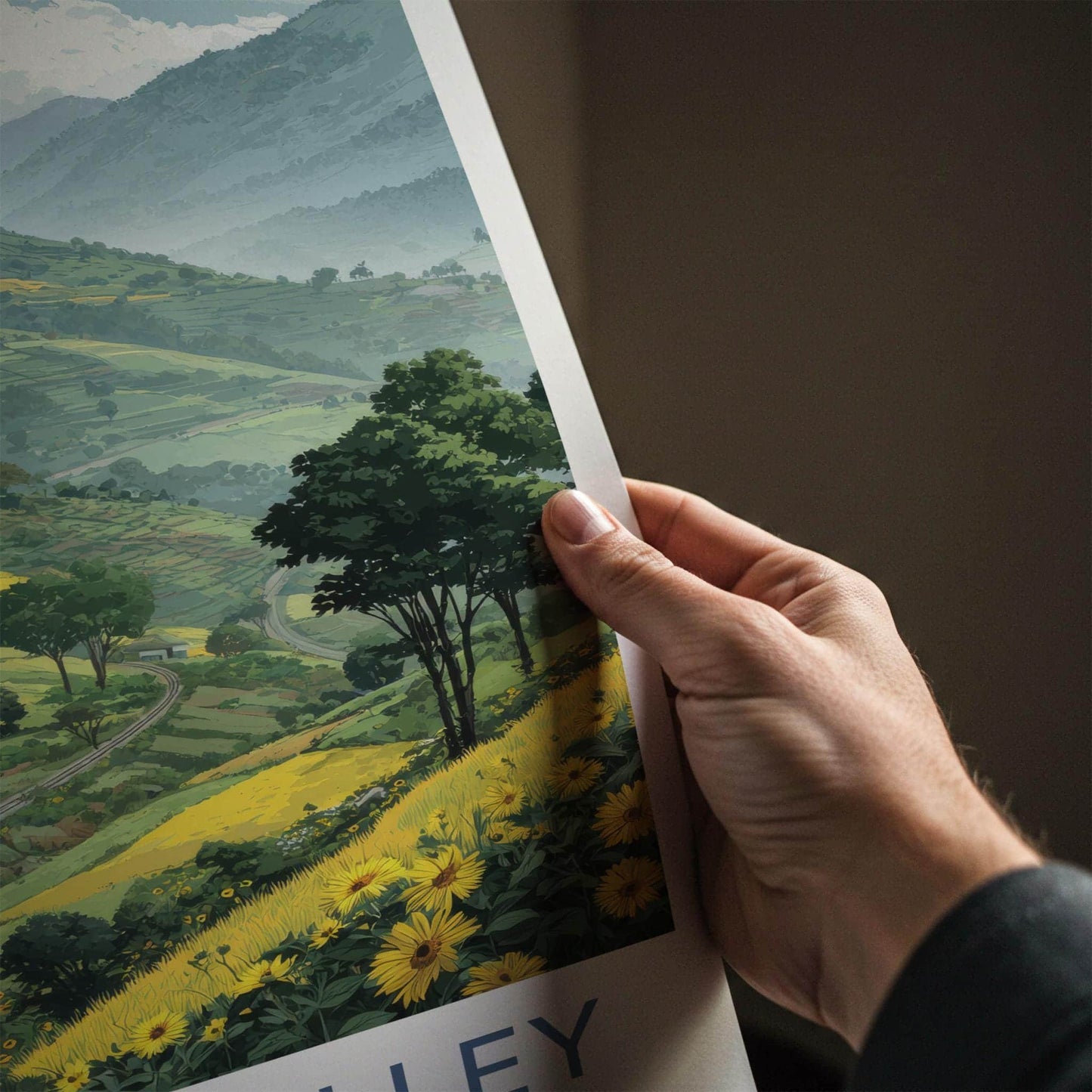 Araku Valley Poster - India Travel Print - Hills railway Wall Decor