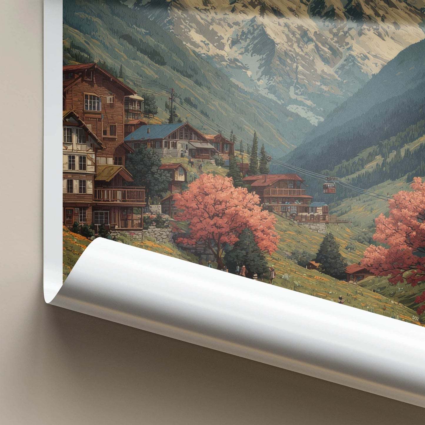 Aspen Poster - Colorado Wall Art - Alpine Autumn Scenery Home Decor