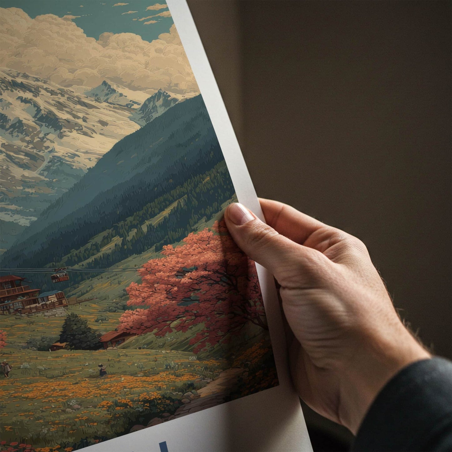 Aspen Poster - Colorado Wall Art - Alpine Autumn Scenery Home Decor