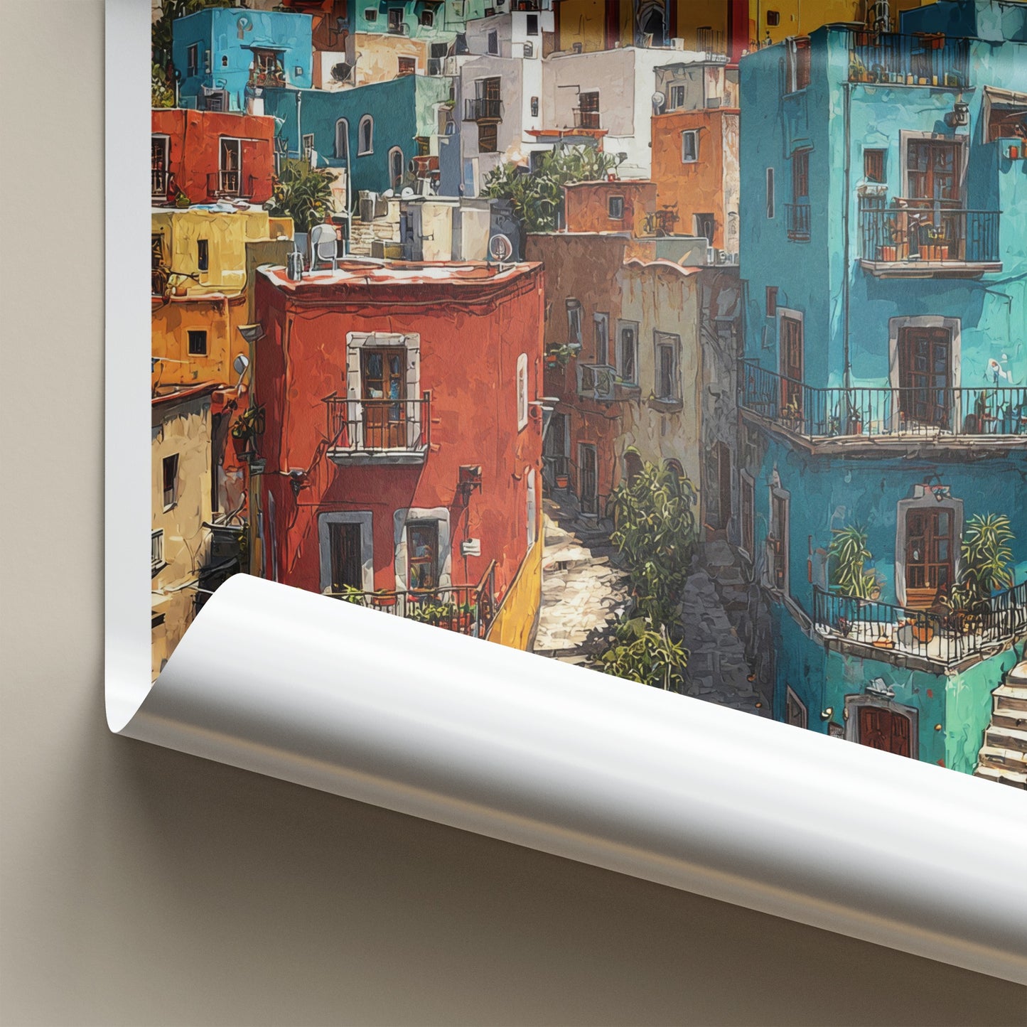 Guanajuato Poster - Mexico Travel Art
