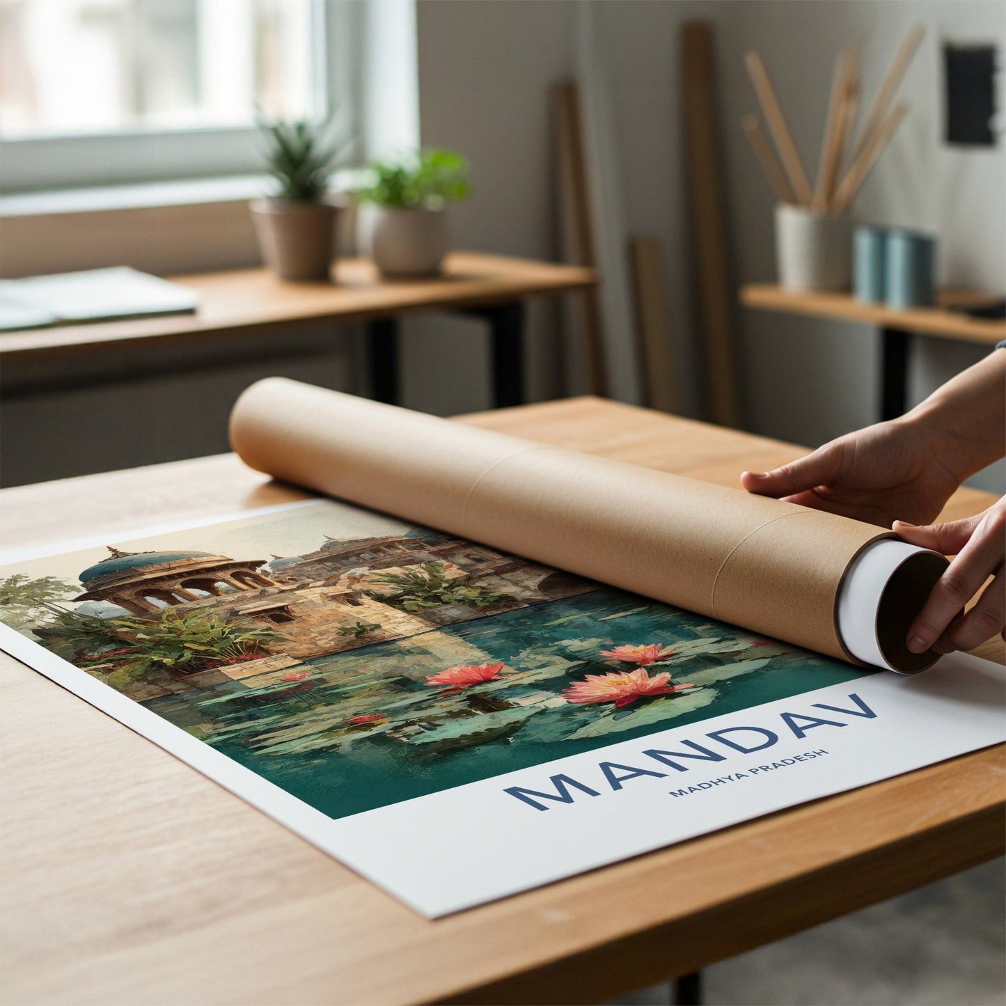 Mandav Poster - India Travel Art