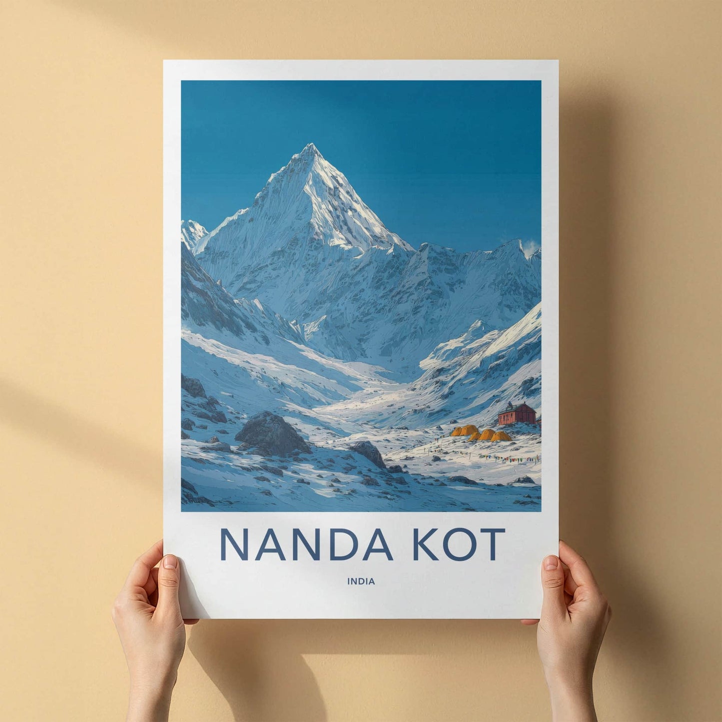 Nanda Kot Poster - India Travel Art