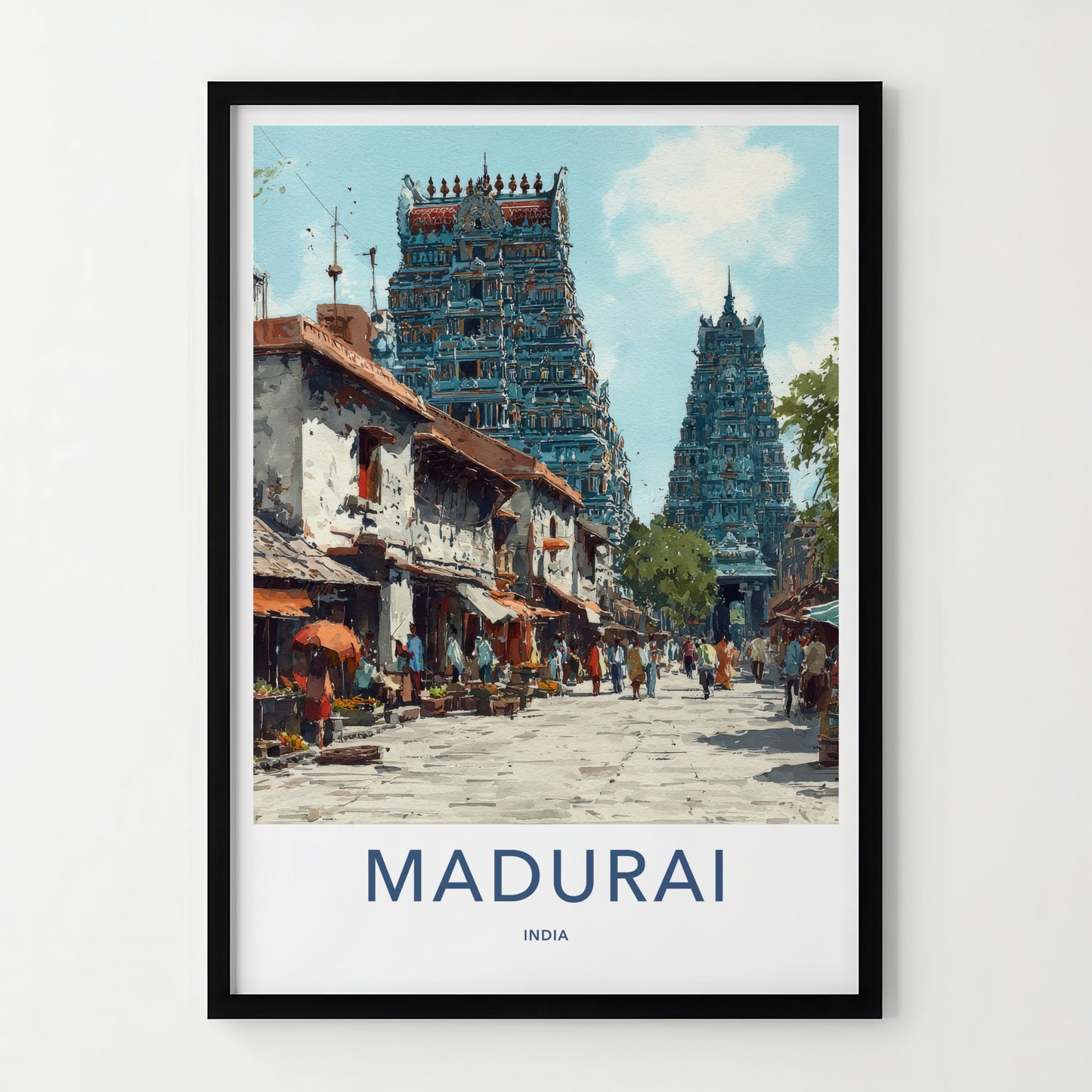 Madurai Poster - India Travel Art