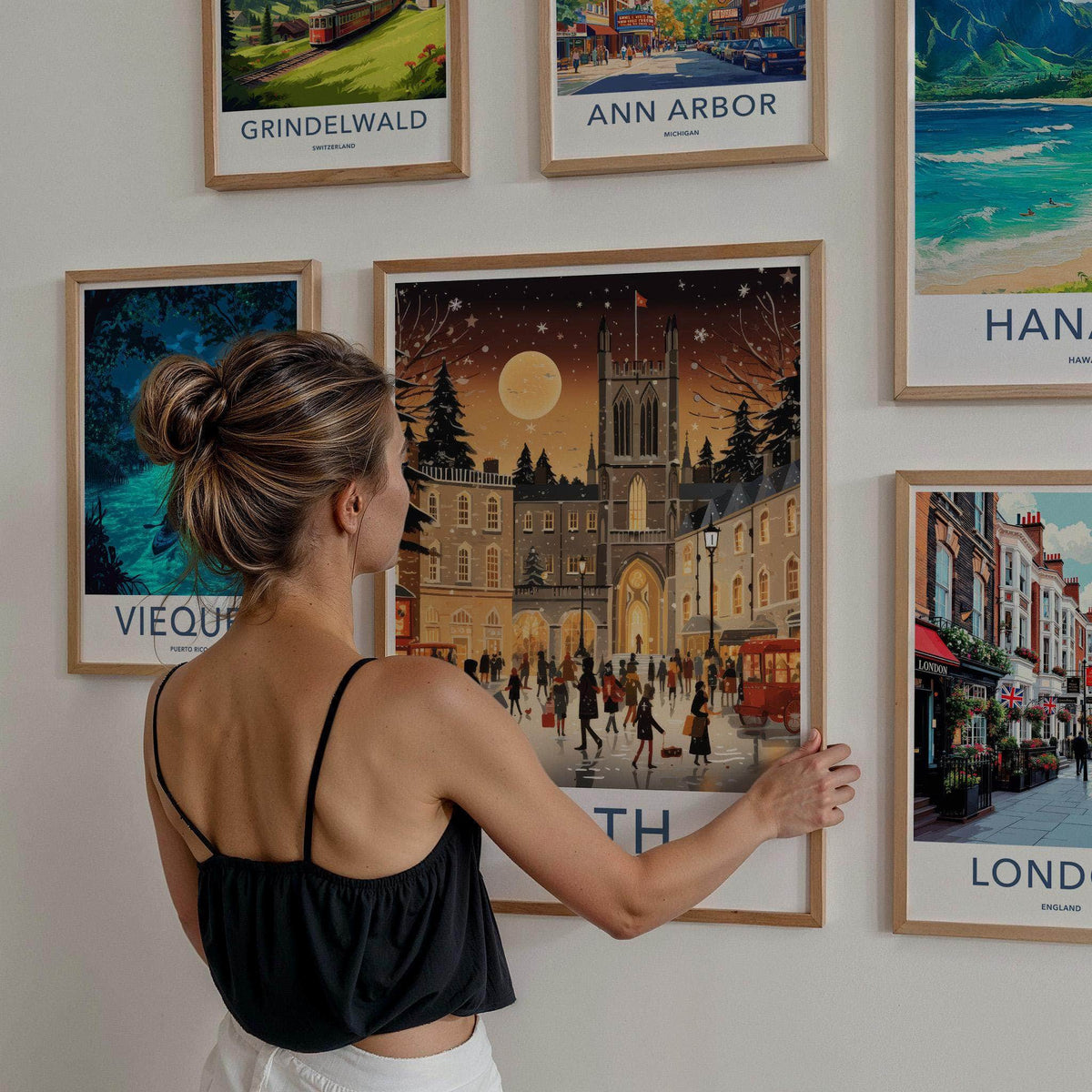 Bath England Poster - Georgian Architecture Print