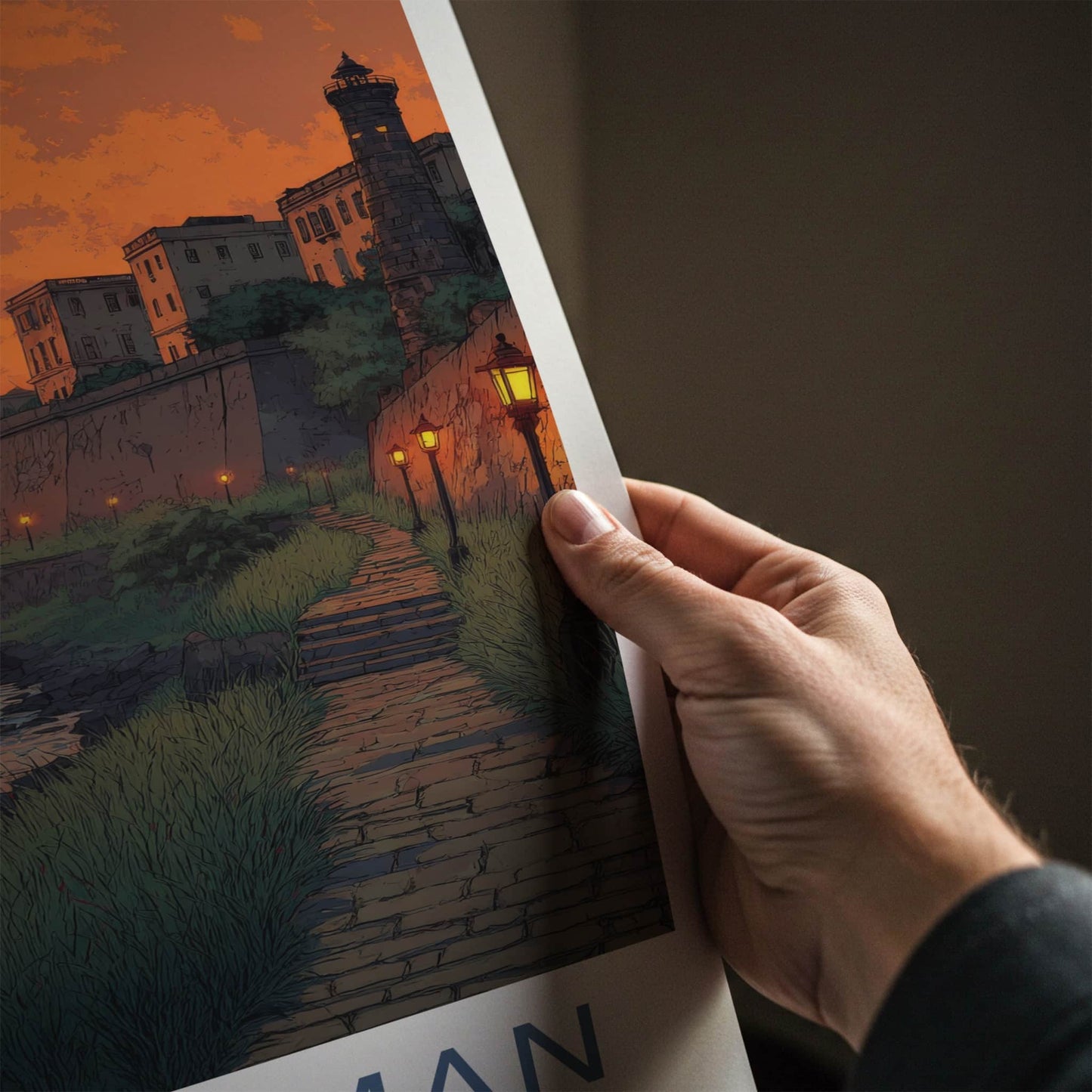 Moti Daman Poster - India Travel Art