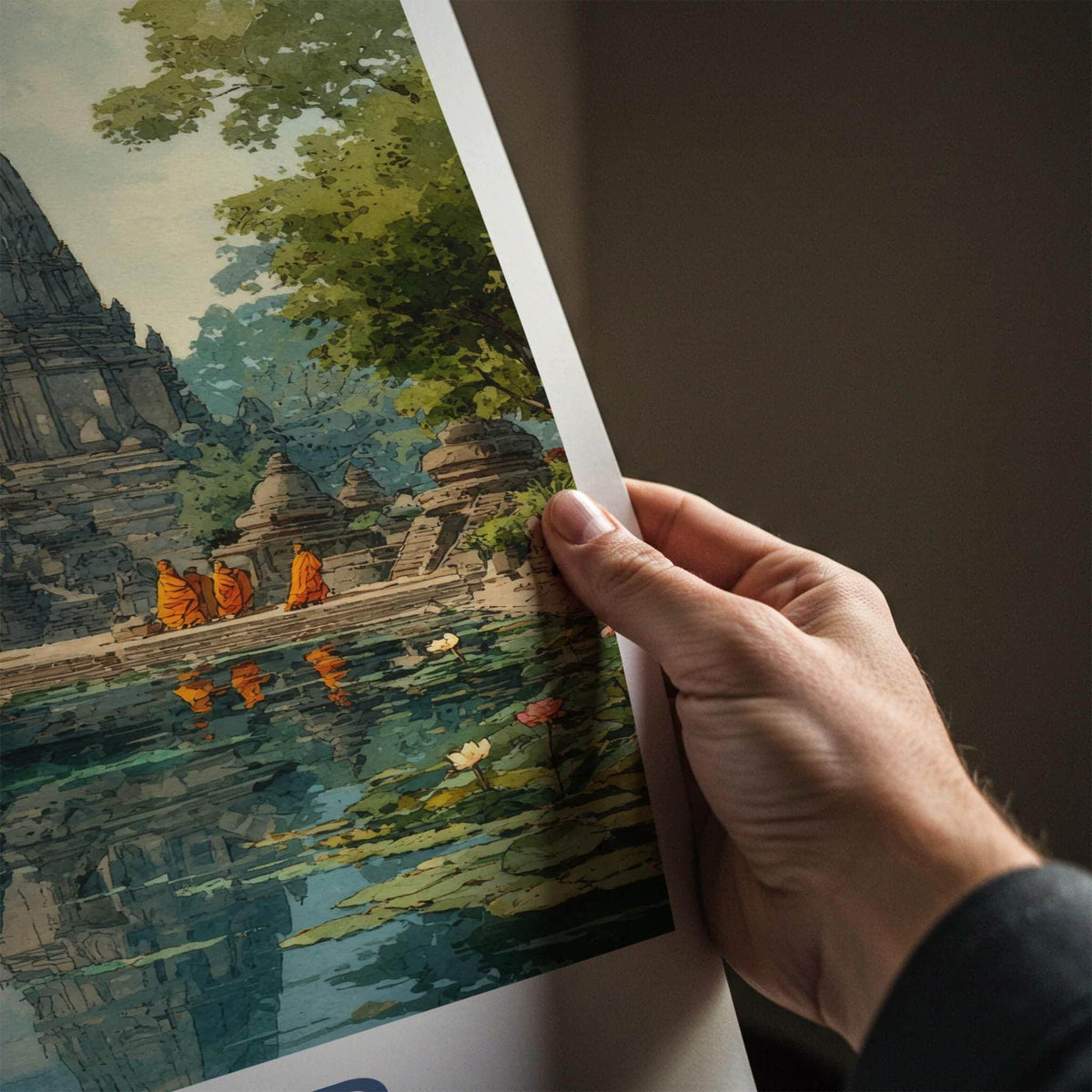 Bihar Poster - India Wall Art - Bihar Temple Gift