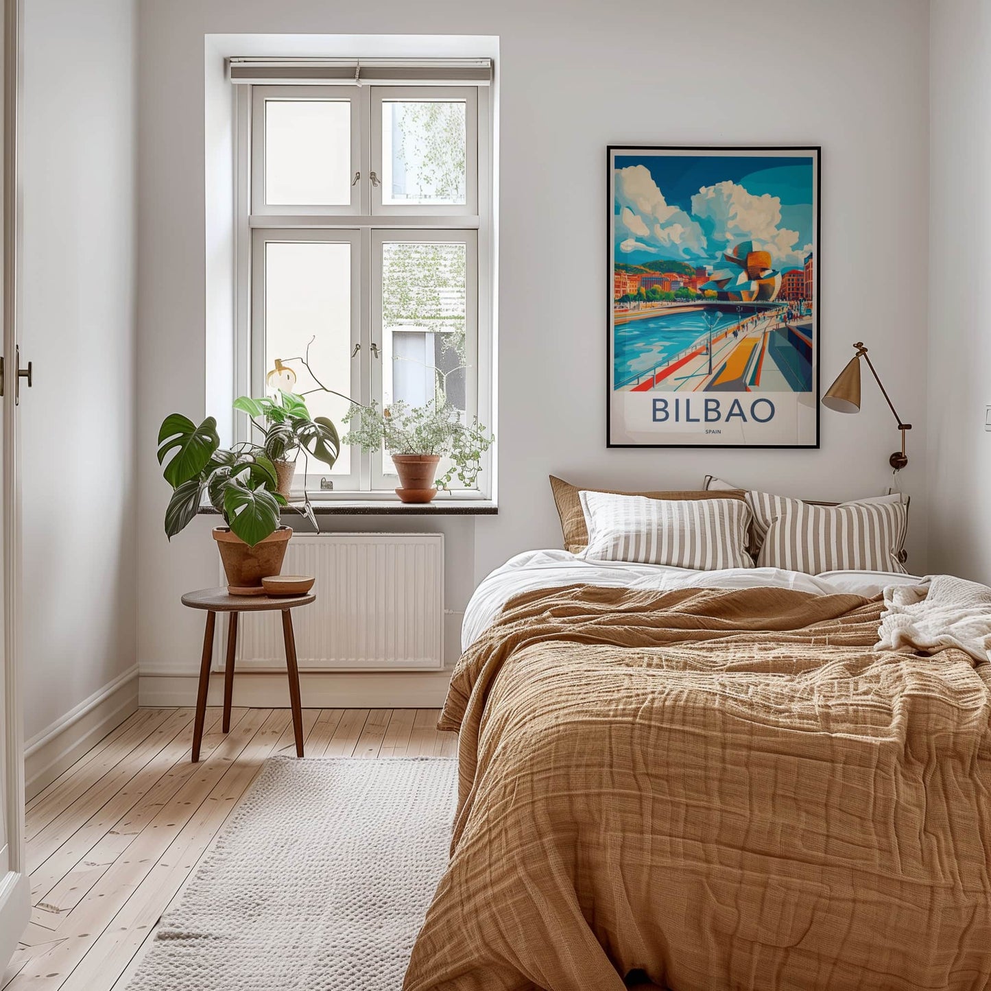 Bilbao Poster - Spain Wall Art - Modern Architecture Riverside Home Decor