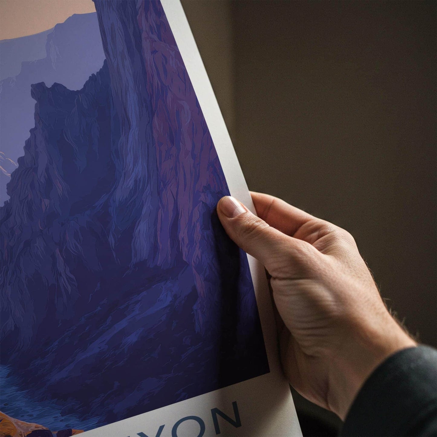 Black Canyon Poster - Colorado Scenic Art - Deep canyon river Wall Decor