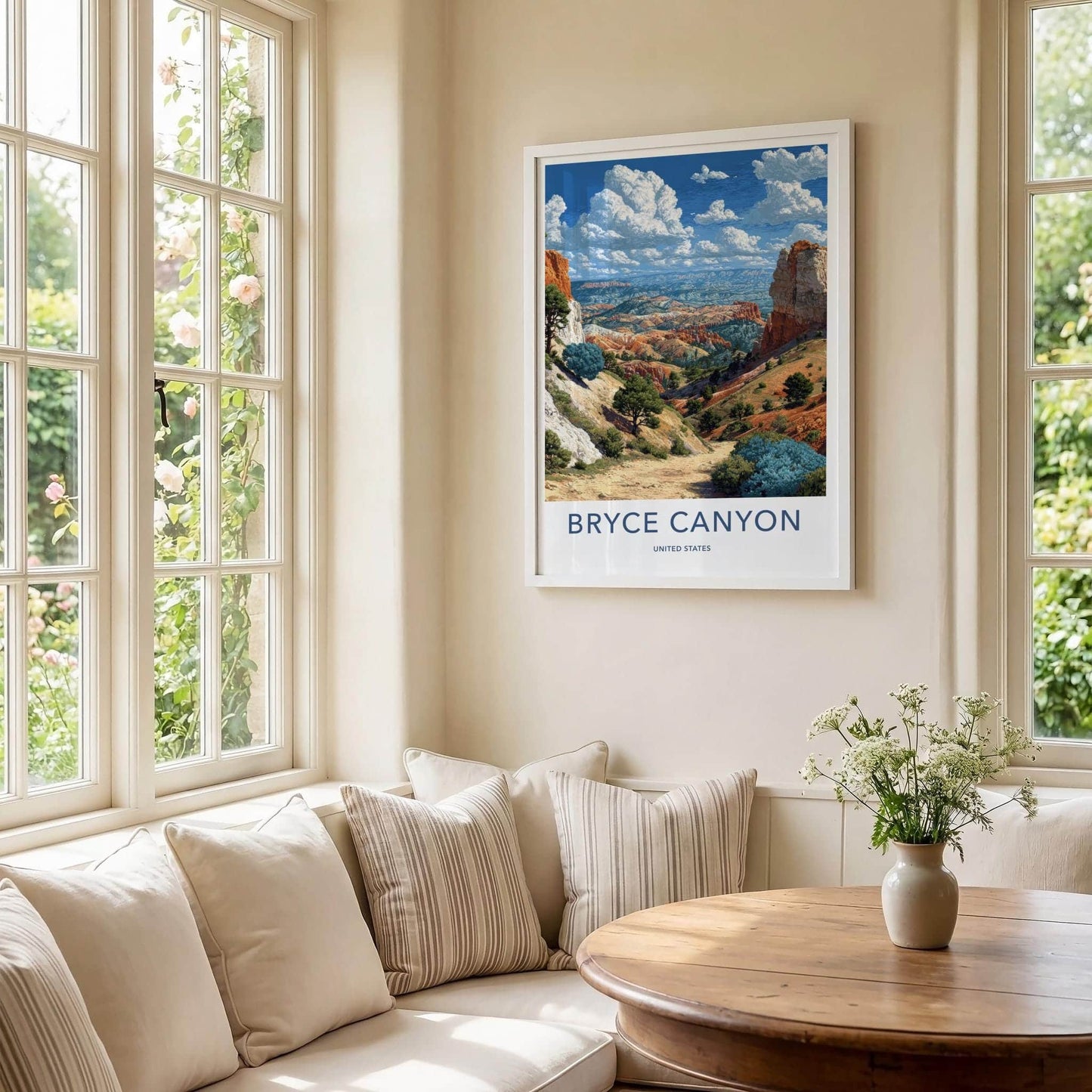 Bryce Canyon Poster - Utah Wall Art - Hoodoos Canyon View Home Decor