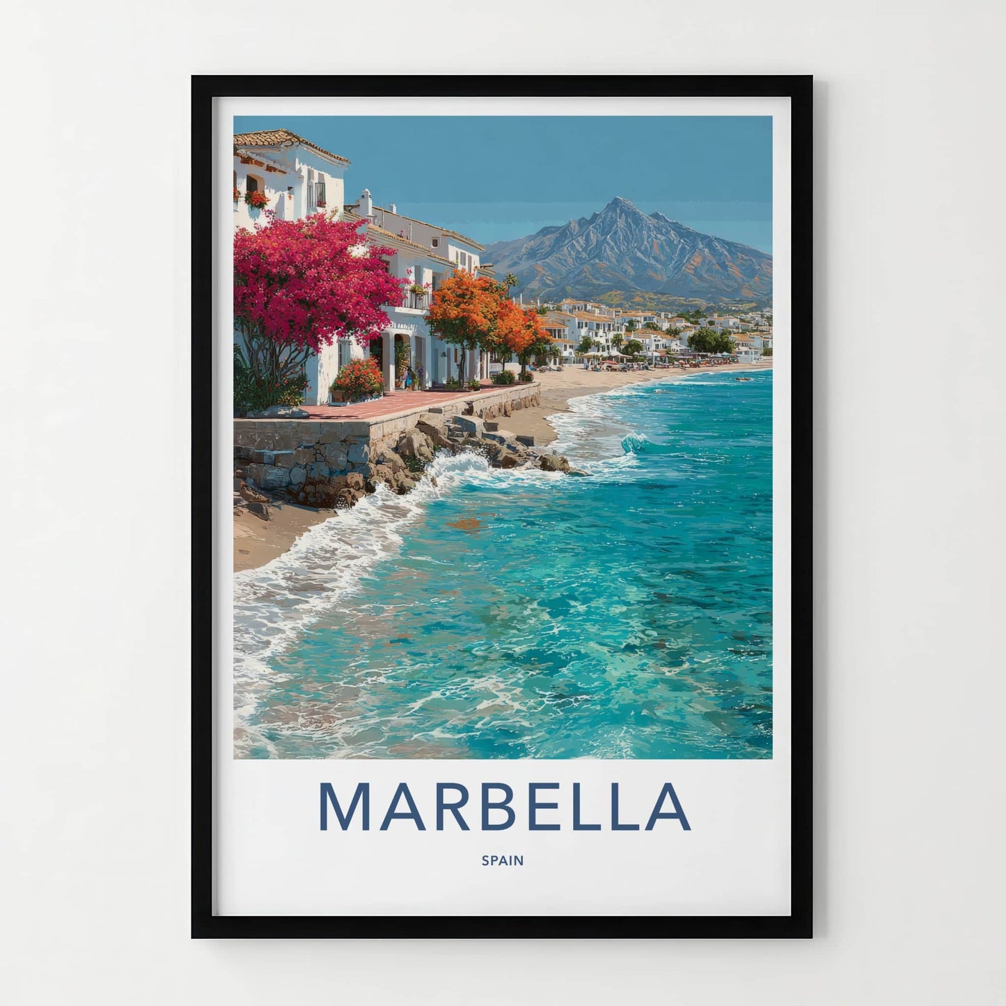 Marbella Poster - Spain Travel Print