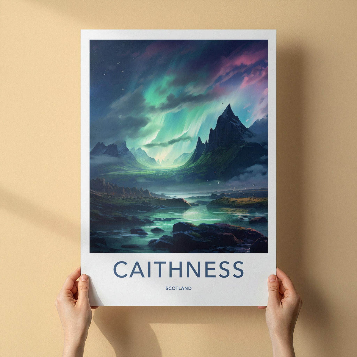 Caithness Scotland Poster - Scenic Highlands Wall Decor & Northern