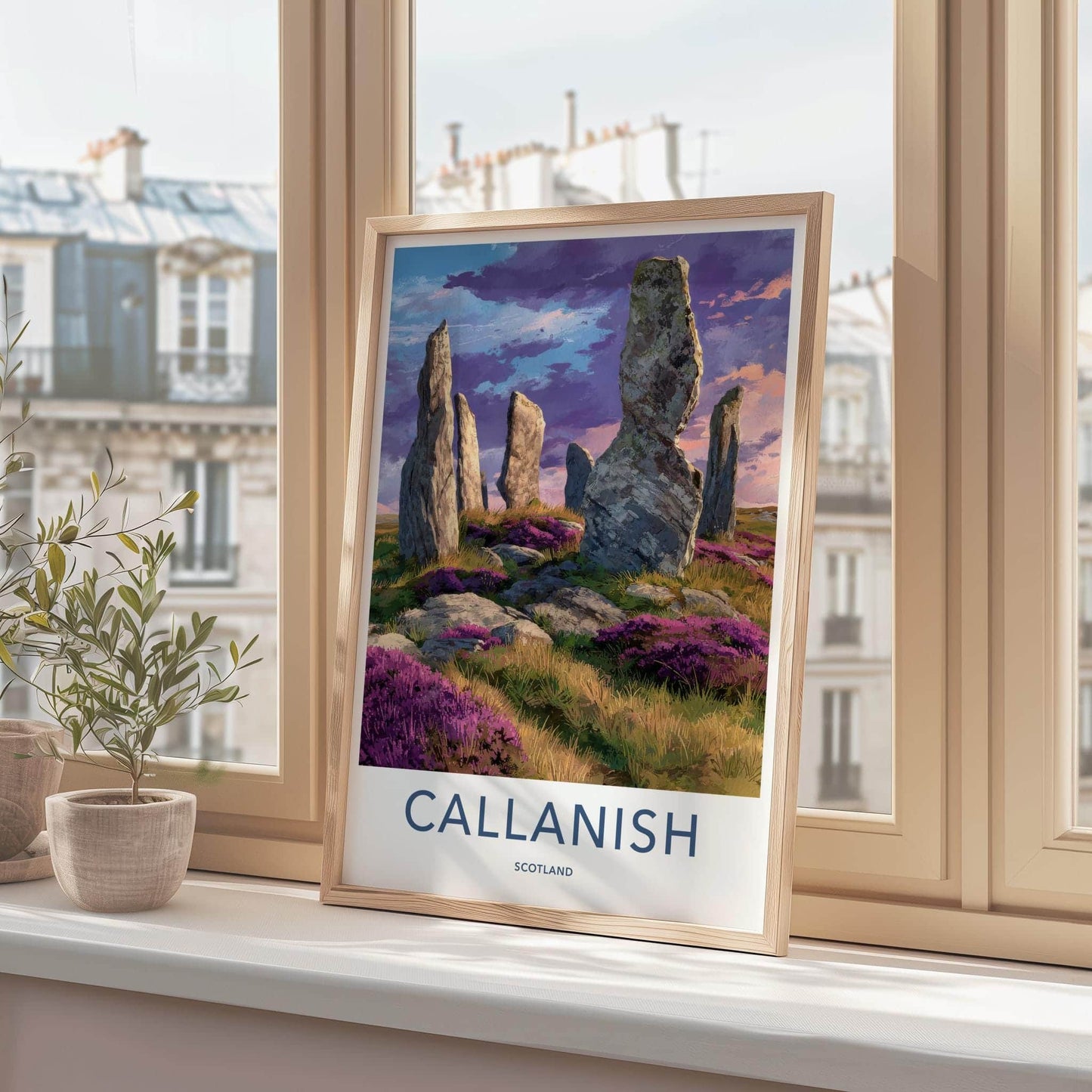 Callanish Poster - Scotland Scenic Art - Mystical Stone Circle Wall Decor