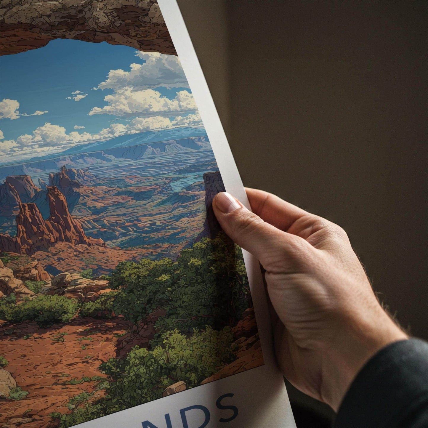 Canyonlands Poster - Utah Scenic Art - Vast Desert Vista Home Decor