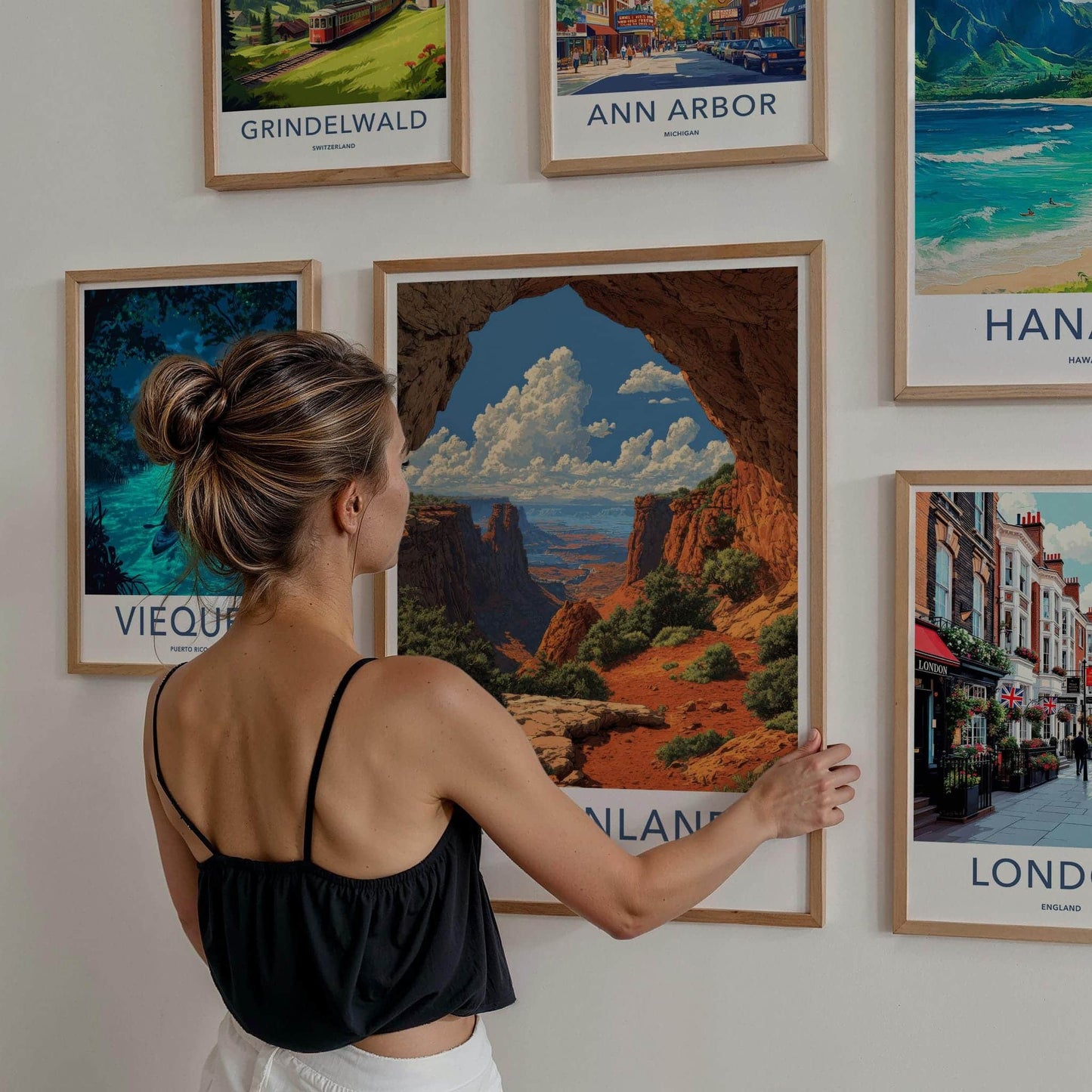 Canyonlands Poster - Utah Travel Art - Vast Arch Vista Home Decor