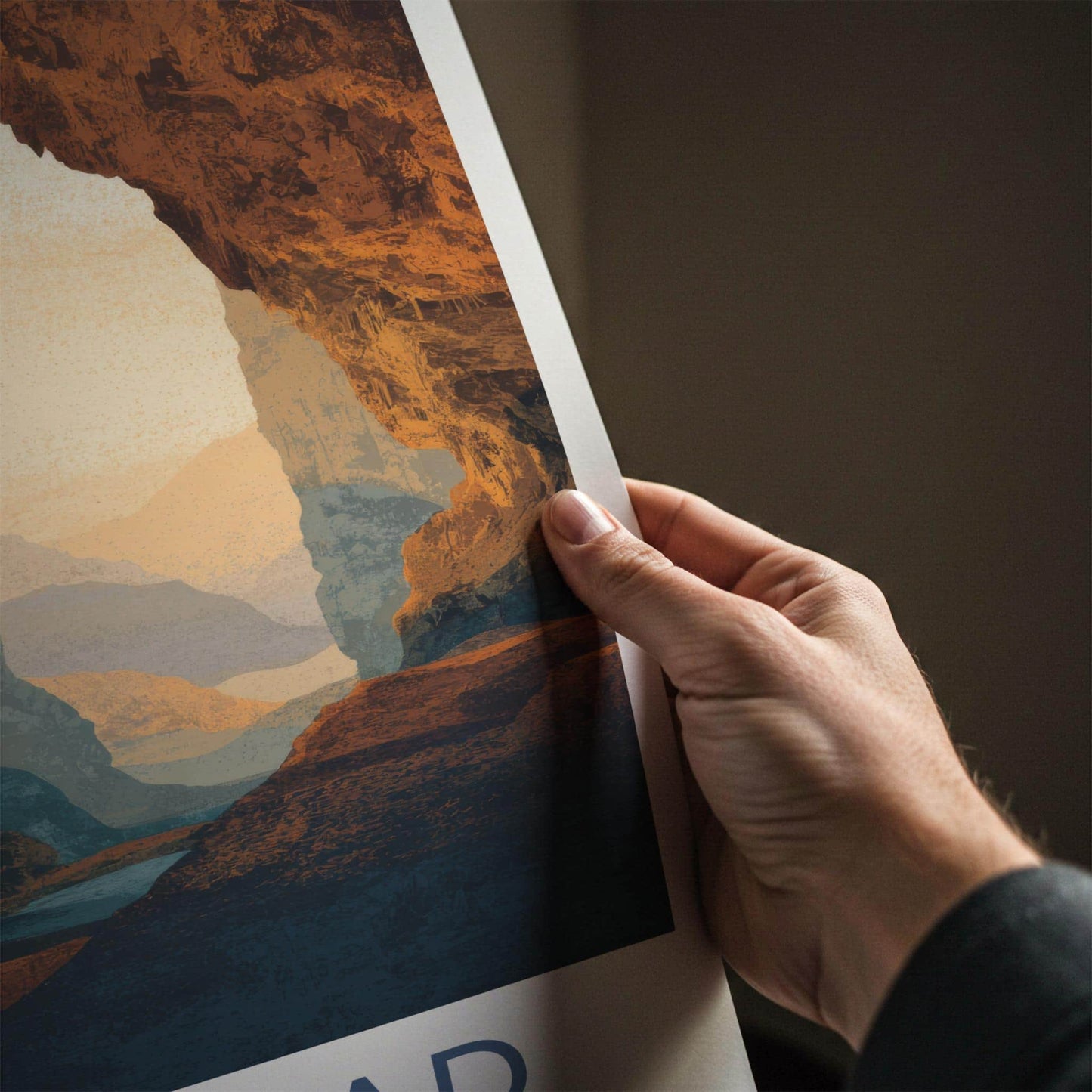 Carlsbad Poster - New Mexico Scenic Art - Cavernous Rock Formations Wall Decor