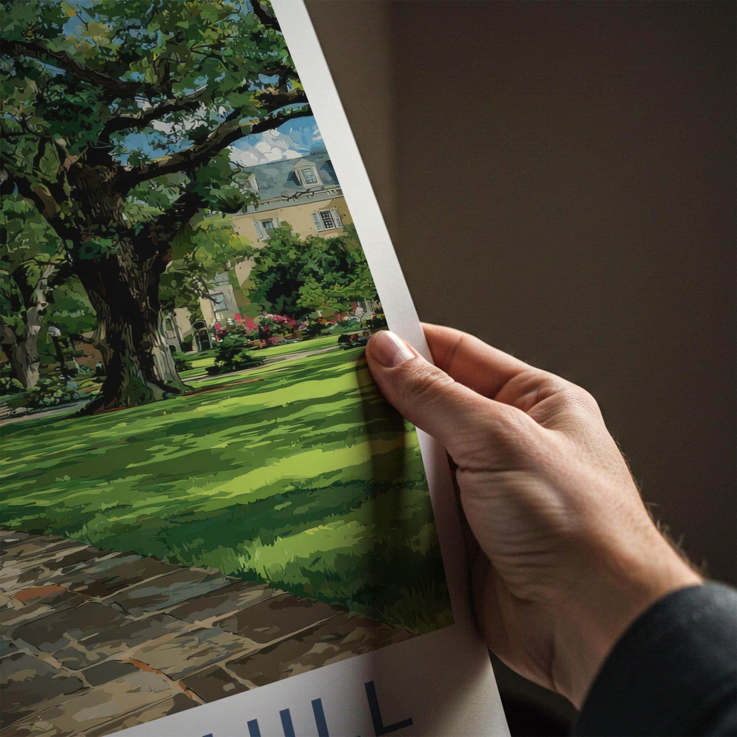 Chapel Hill Poster - North Carolina Scenic Art - Historic Campus Path Gallery Art
