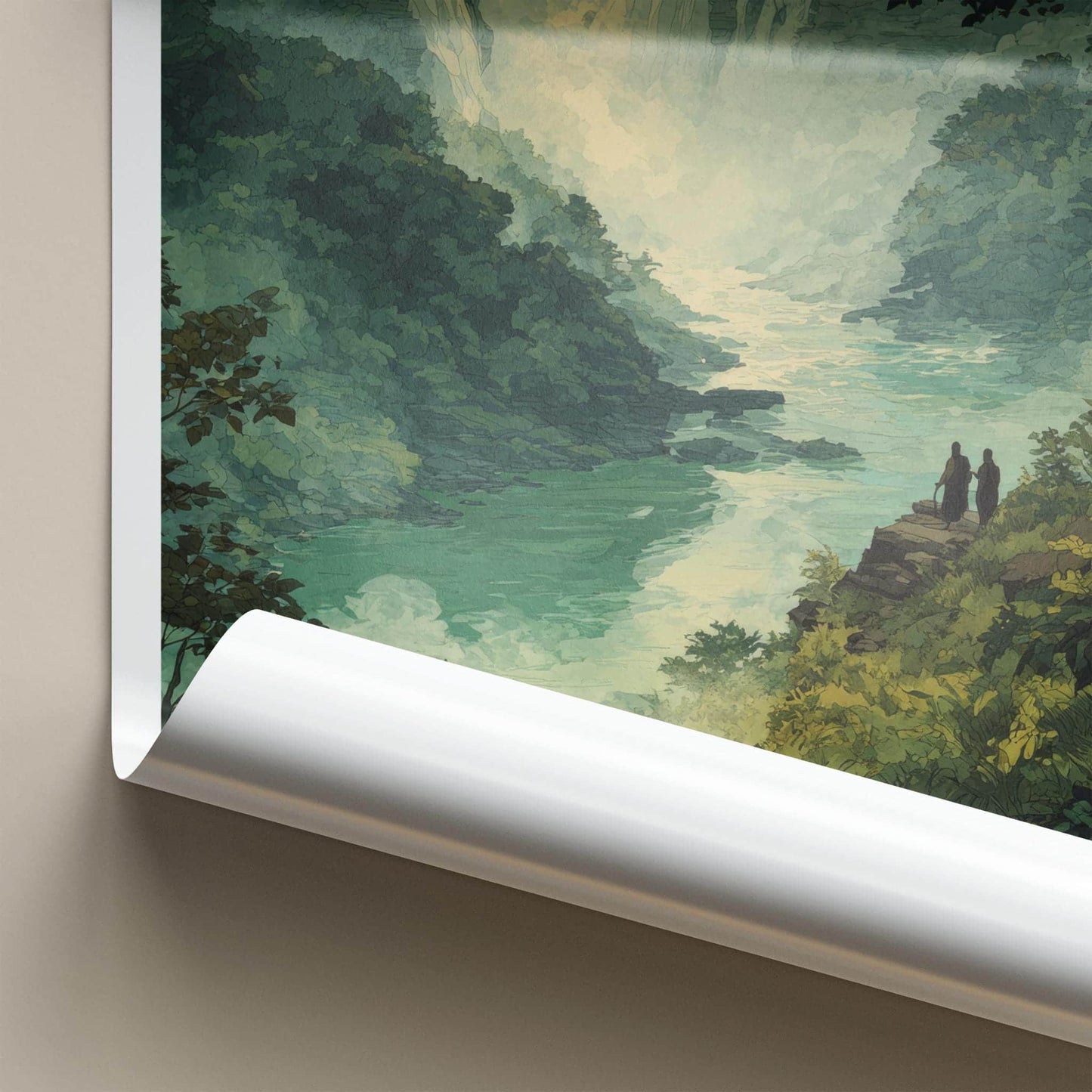 Chhattisgarh Poster - India Travel Art - Chhattisgarh Falls Vista Home Decor