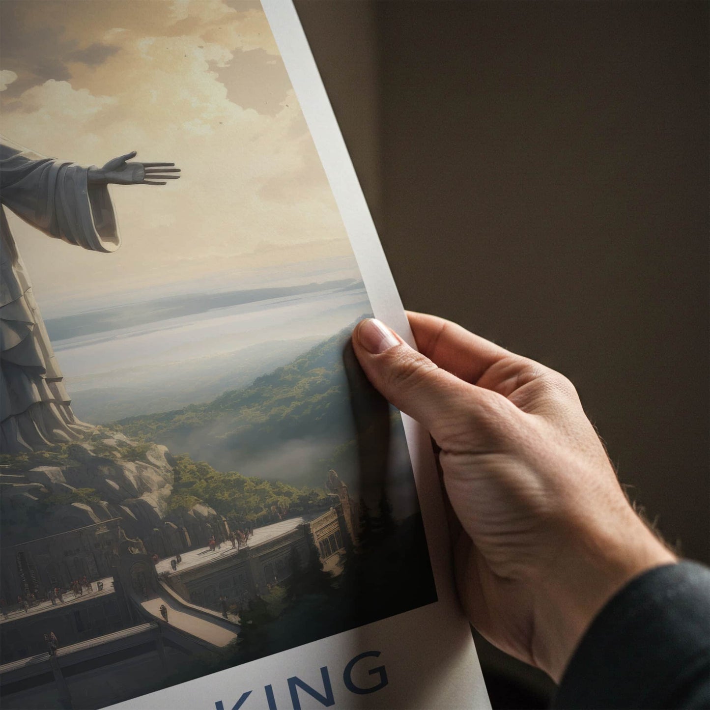 Christ The King Poster - Poland Wall Art - Divine Mountain Vista Home Decor